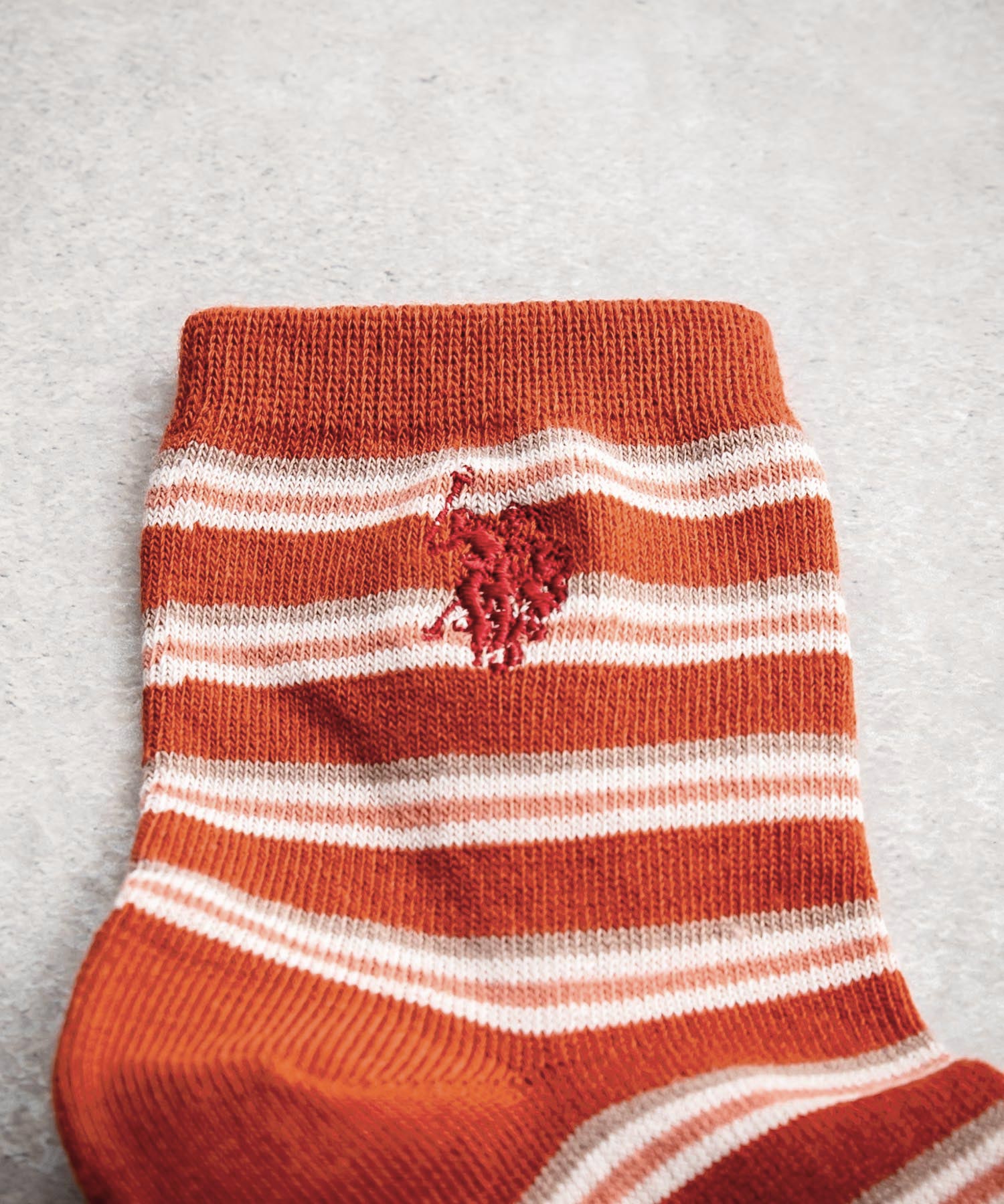 ロッキーモンロー Rocky Monroe スニーカーソックス 3足セット アソート レディース 靴下 マルチボーダー クォーター丈 ロゴ刺繍 ワンポイント U.S. POLO ASSN.  15071 （アソート） アソート