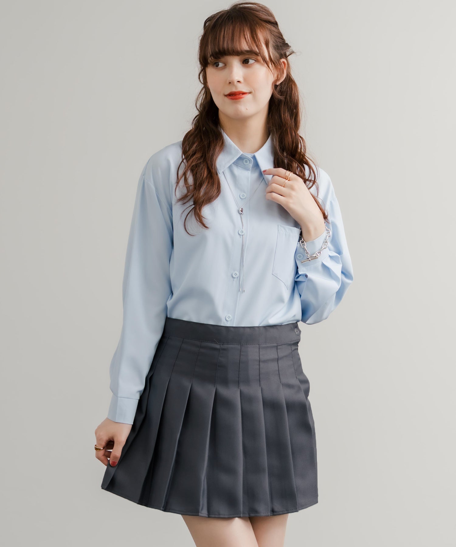 ロッキーモンロー Rocky Monroe プリーツスカート ミニ レディース ショート丈 膝上 Aライン チラ見え防止パンツ付き インナー付き ペチパンツ サイドファスナー 韓国 衣装 14953 （ブラック） ブラック