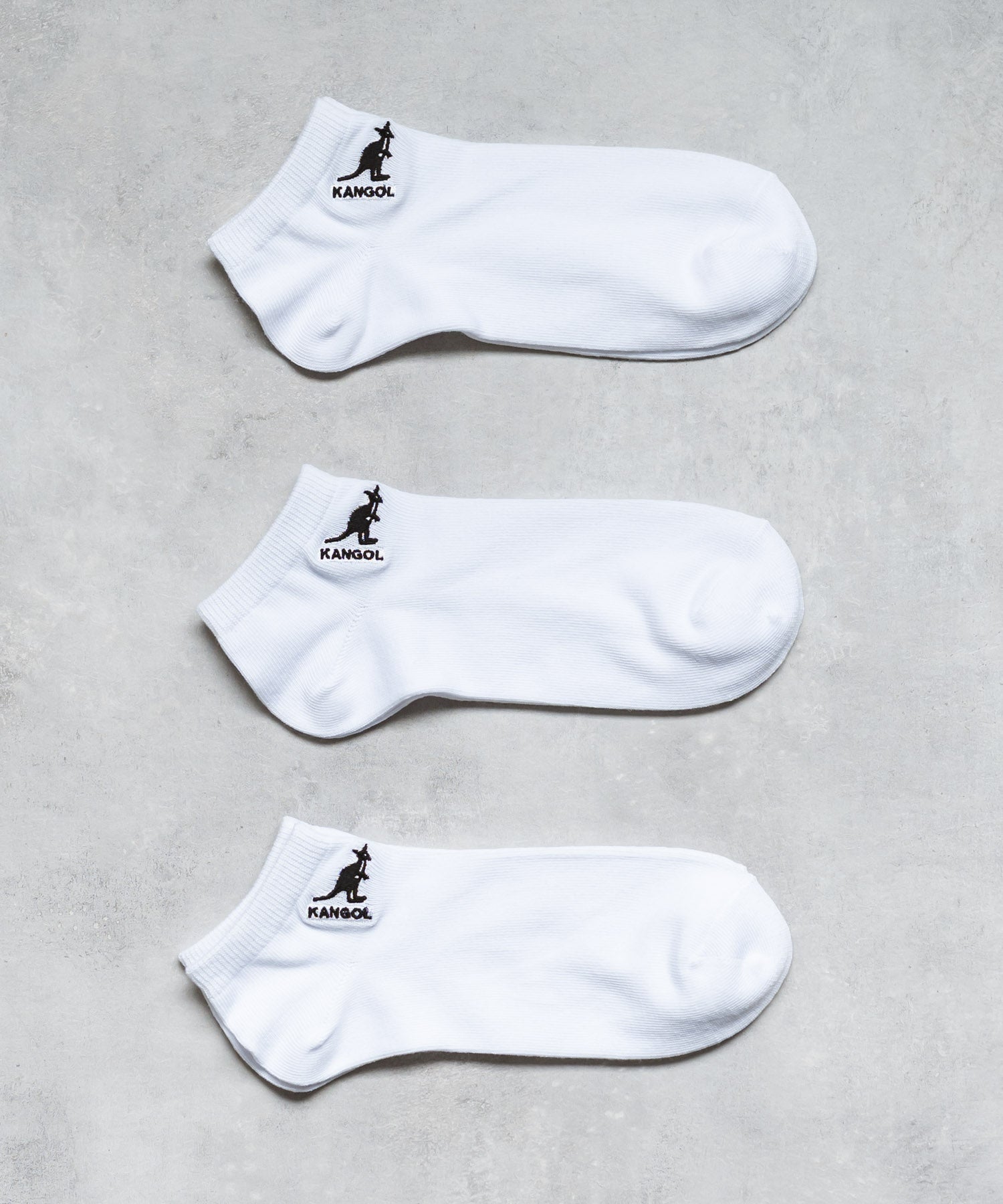 ロッキーモンロー Rocky Monroe KANGOL カンゴール ソックス 靴下 アンクル レディース 3P セット ロゴ 刺繍 通学 通勤 スポーツ スニーカー カジュアル ストリート 15686 （37.アソート） 37.アソート