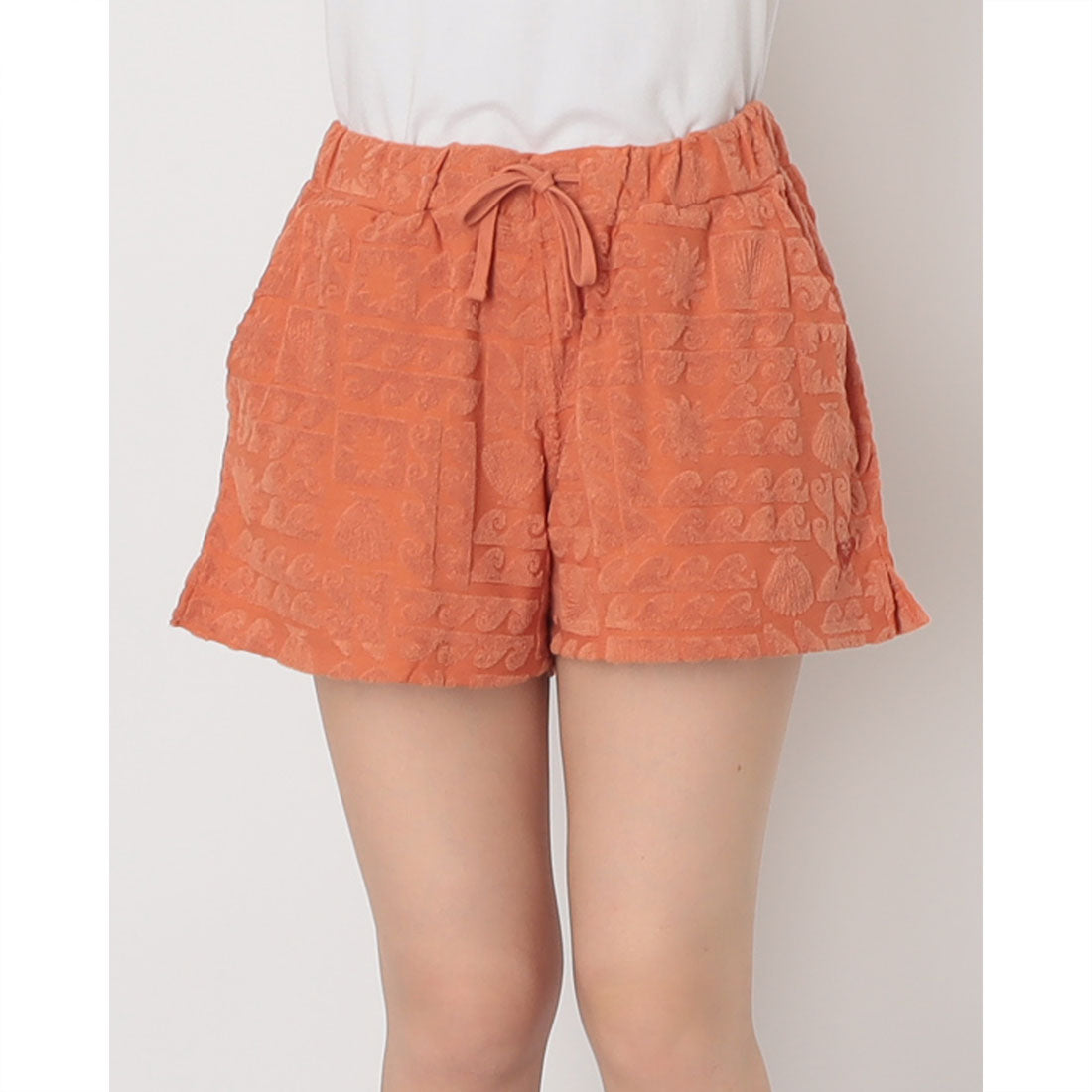 ロキシー ROXY SUNBATHING SHORTS （オレンジ） オレンジ