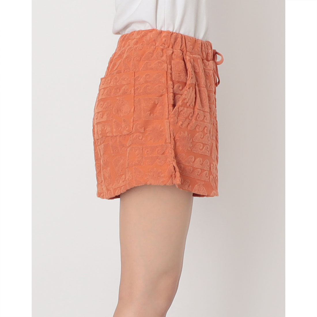 ロキシー ROXY SUNBATHING SHORTS （オレンジ） オレンジ