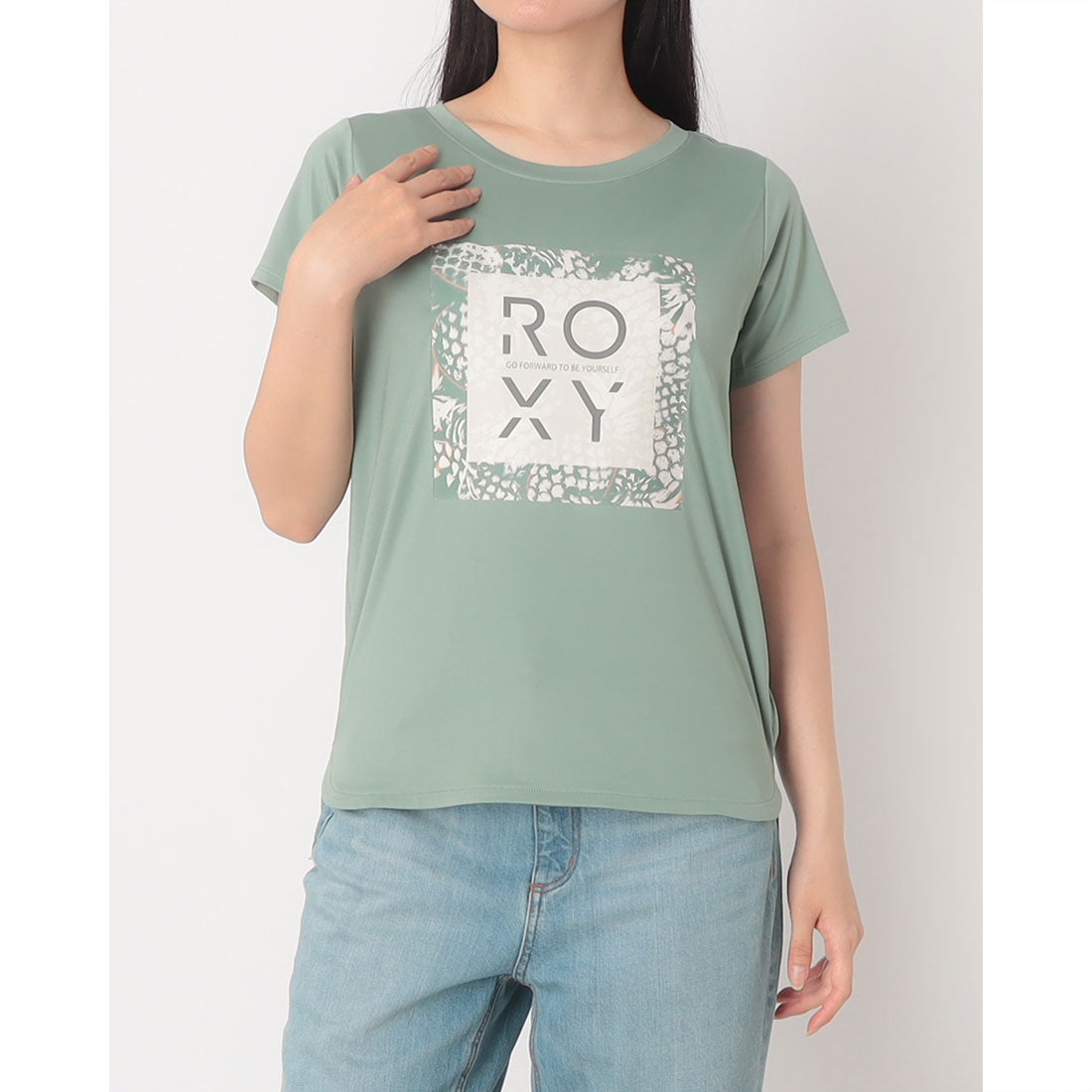ロキシー ROXY FROM THE INSIDE TEE （ブラック） ブラック