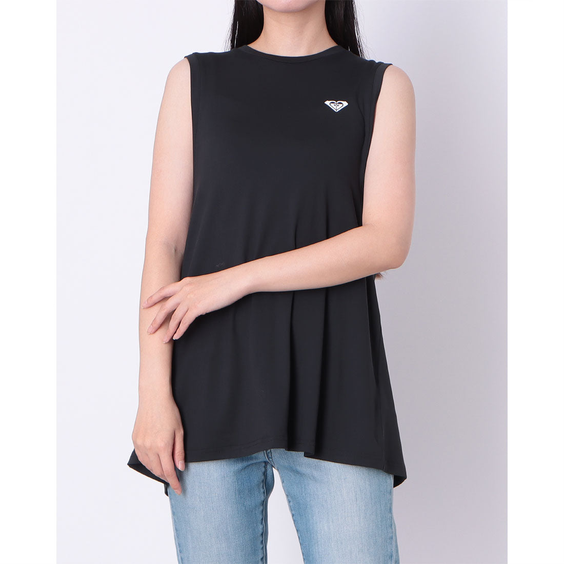 ロキシー ROXY FEEL THE WIND TANK （ブラック） ブラック