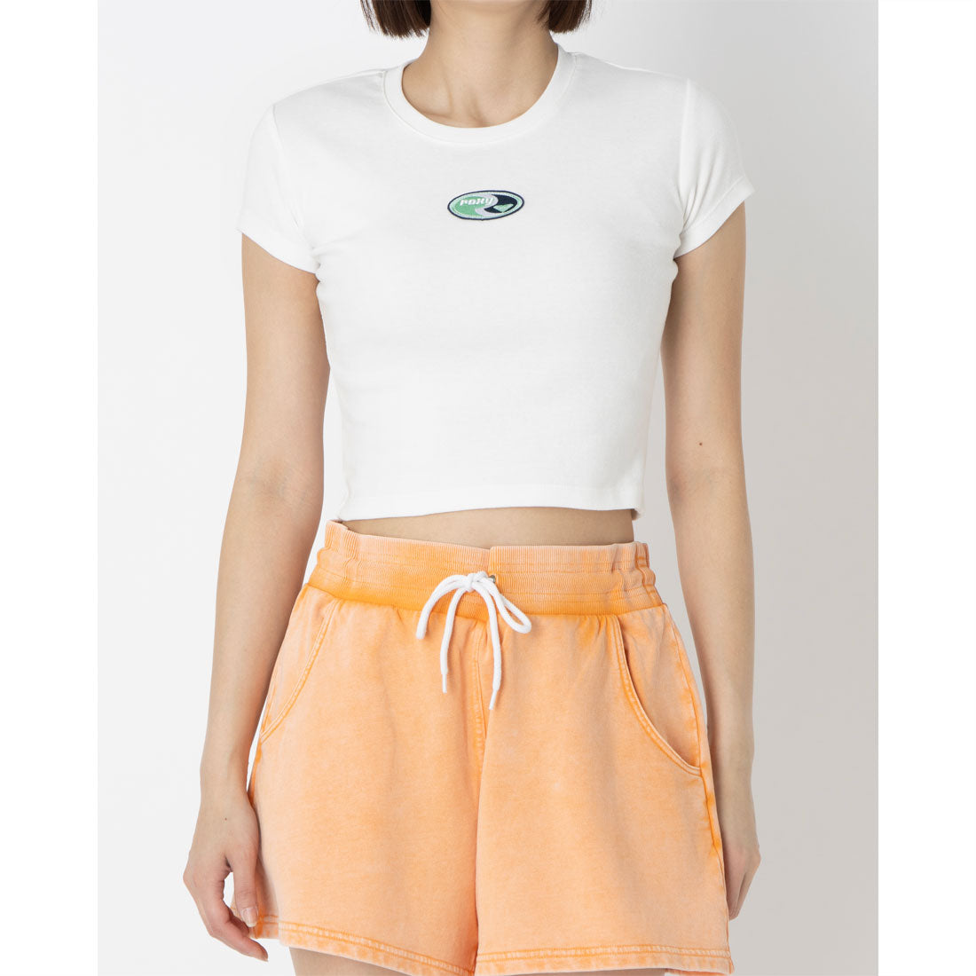 ロキシー ROXY ファン＆アライブ S/S TEE 半袖Tシャツ （ホワイト） ホワイト