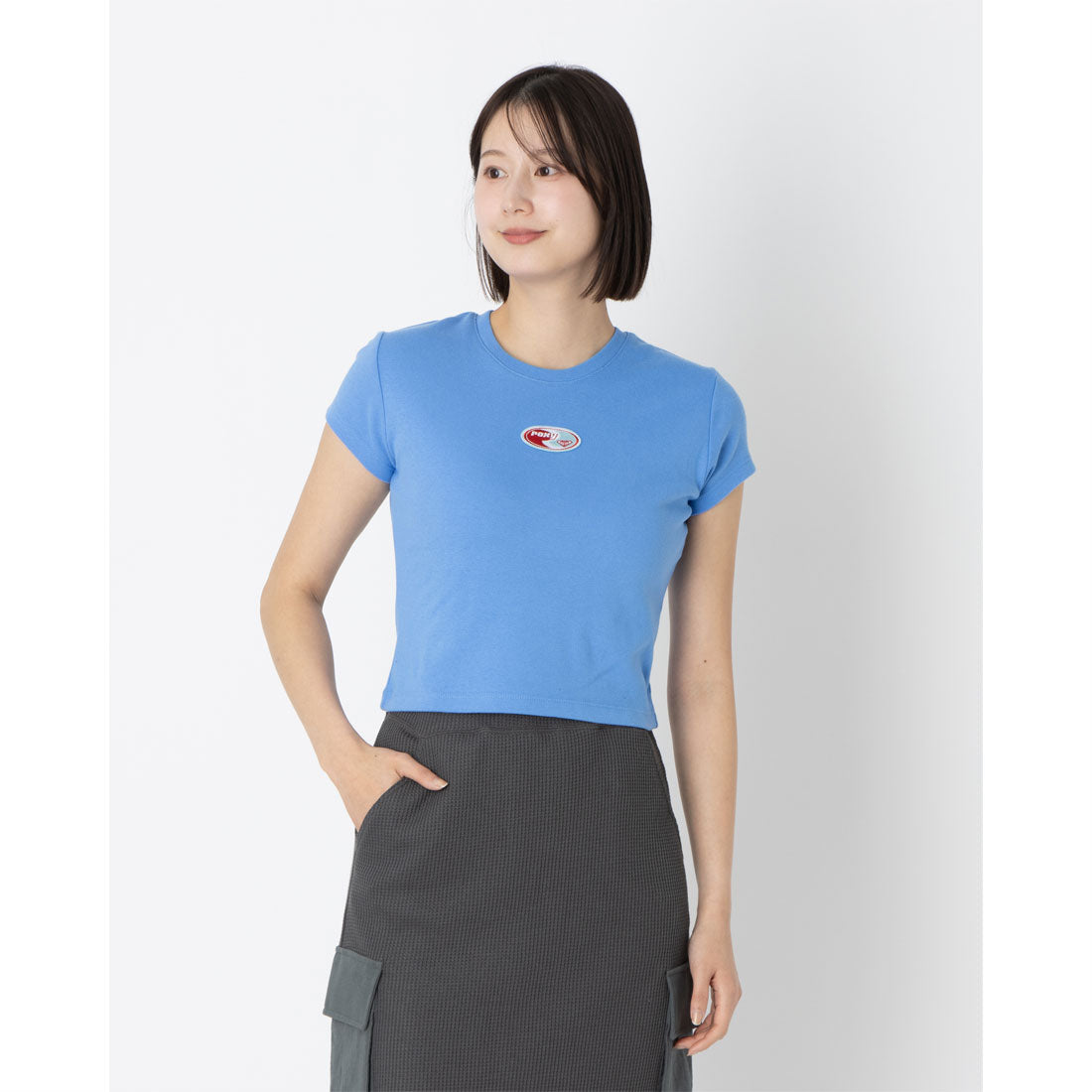 ロキシー ROXY ファン＆アライブ S/S TEE 半袖Tシャツ （ブルー） ブルー
