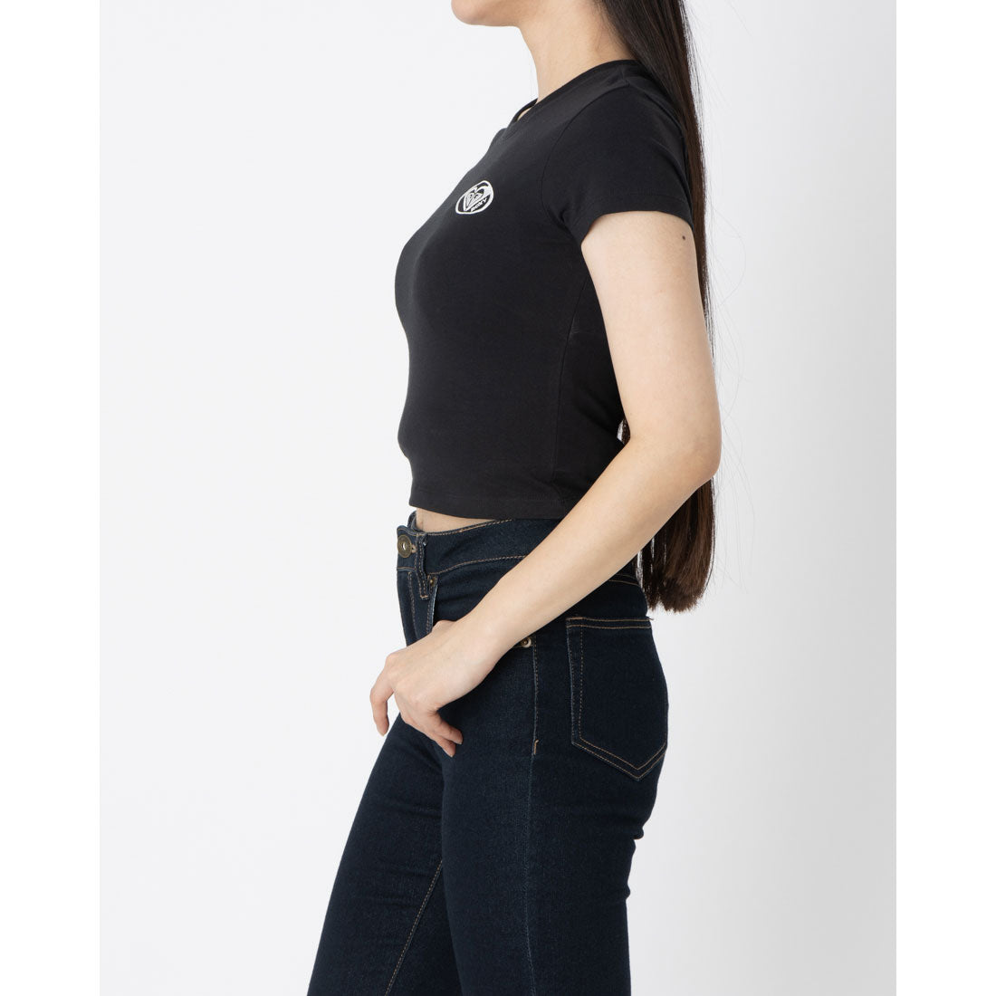 ロキシー ROXY PLANET RING TEE 半袖Tシャツ （ブラック） ブラック