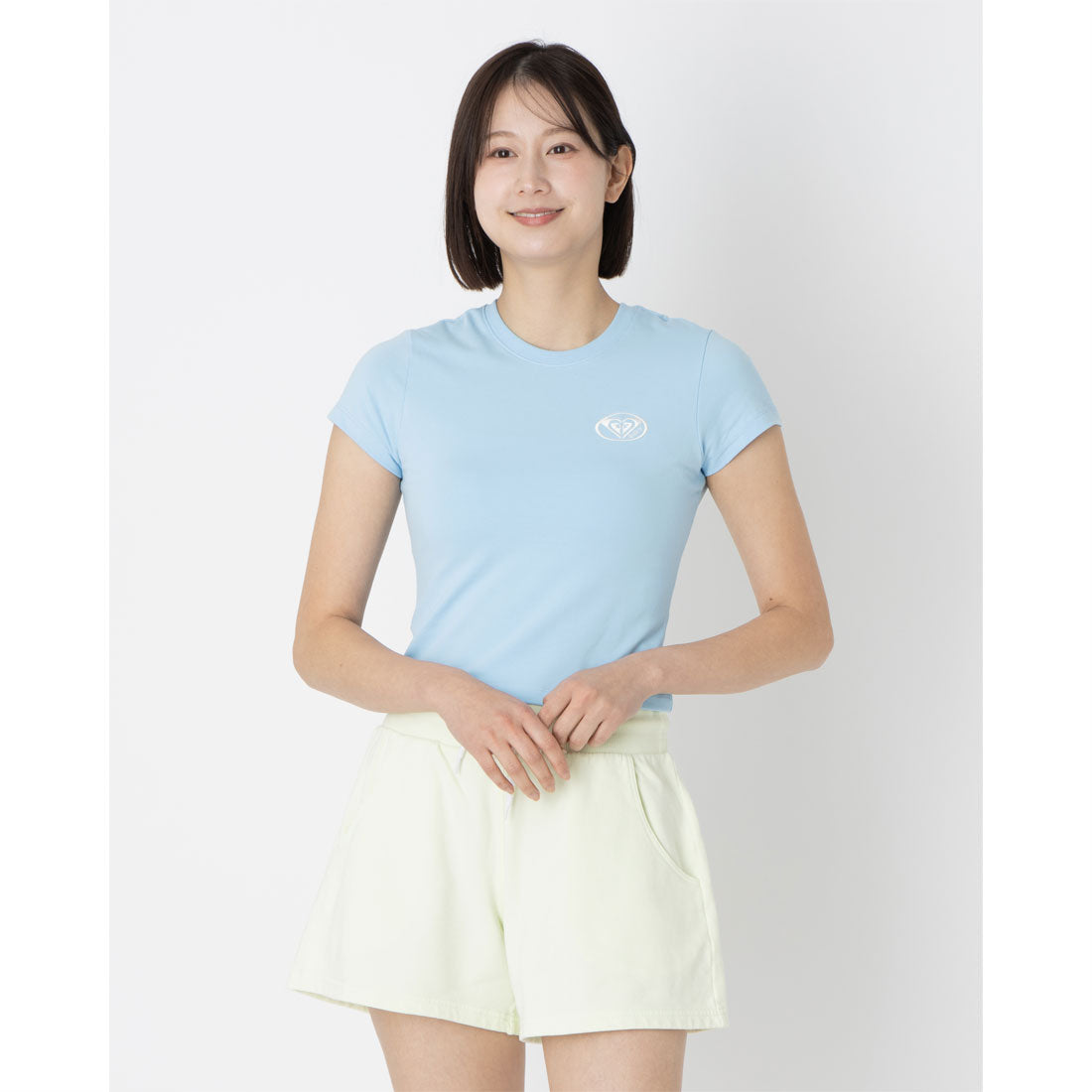 ロキシー ROXY PLANET RING TEE 半袖Tシャツ （ライトブルー） ライトブルー
