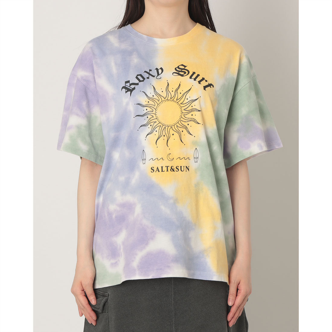 ロキシー ROXY MAKE SOME WAVES タイダイ 半袖Tシャツ （MUL2） MUL2