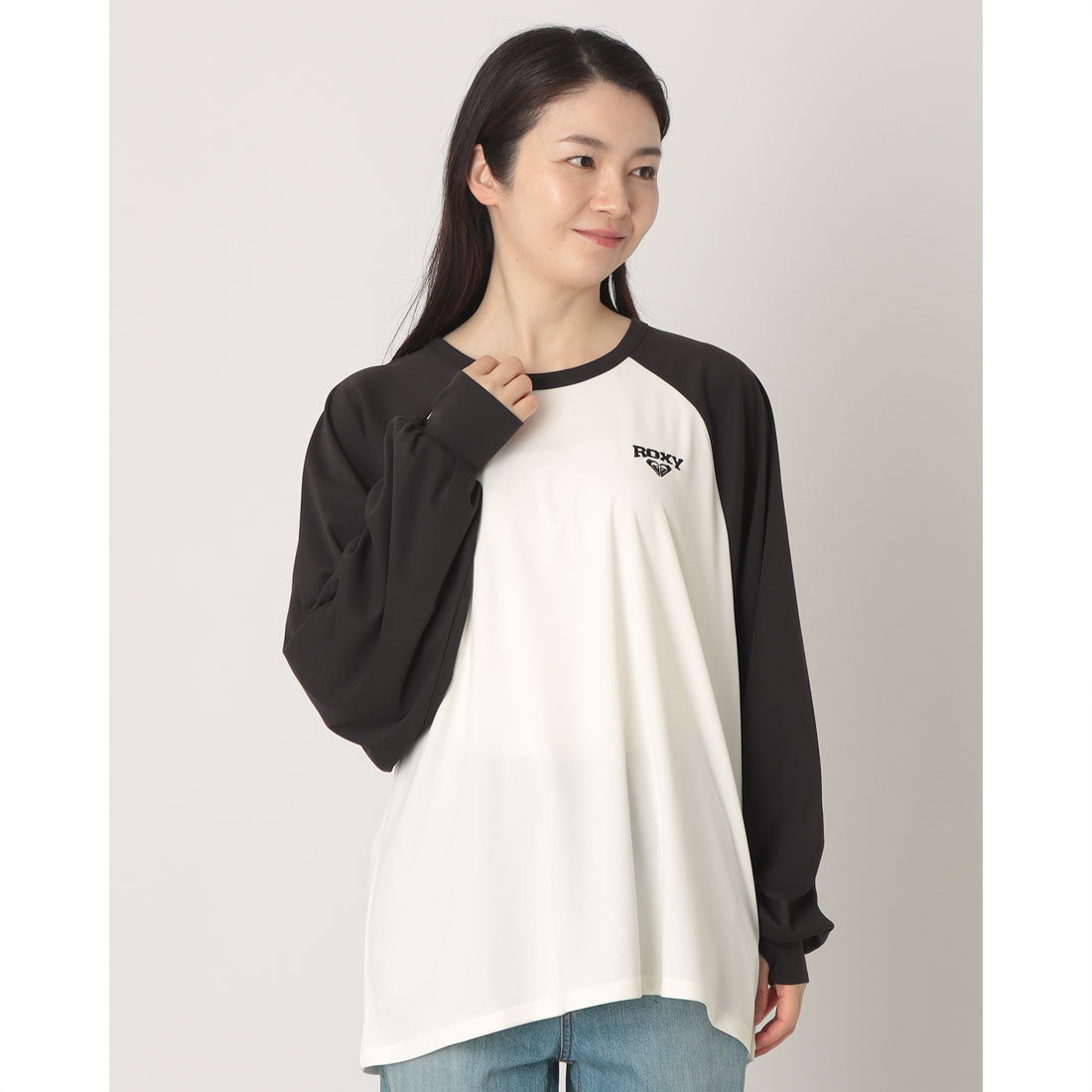 ロキシー ROXY WAVE CLUB RASH 長袖ラッシュTシャツ （WHT） WHT