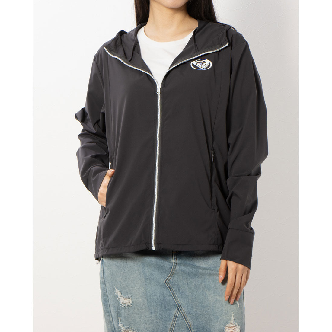 ロキシー ROXY AIROSAMENTE HOODIE R （BLK） BLK