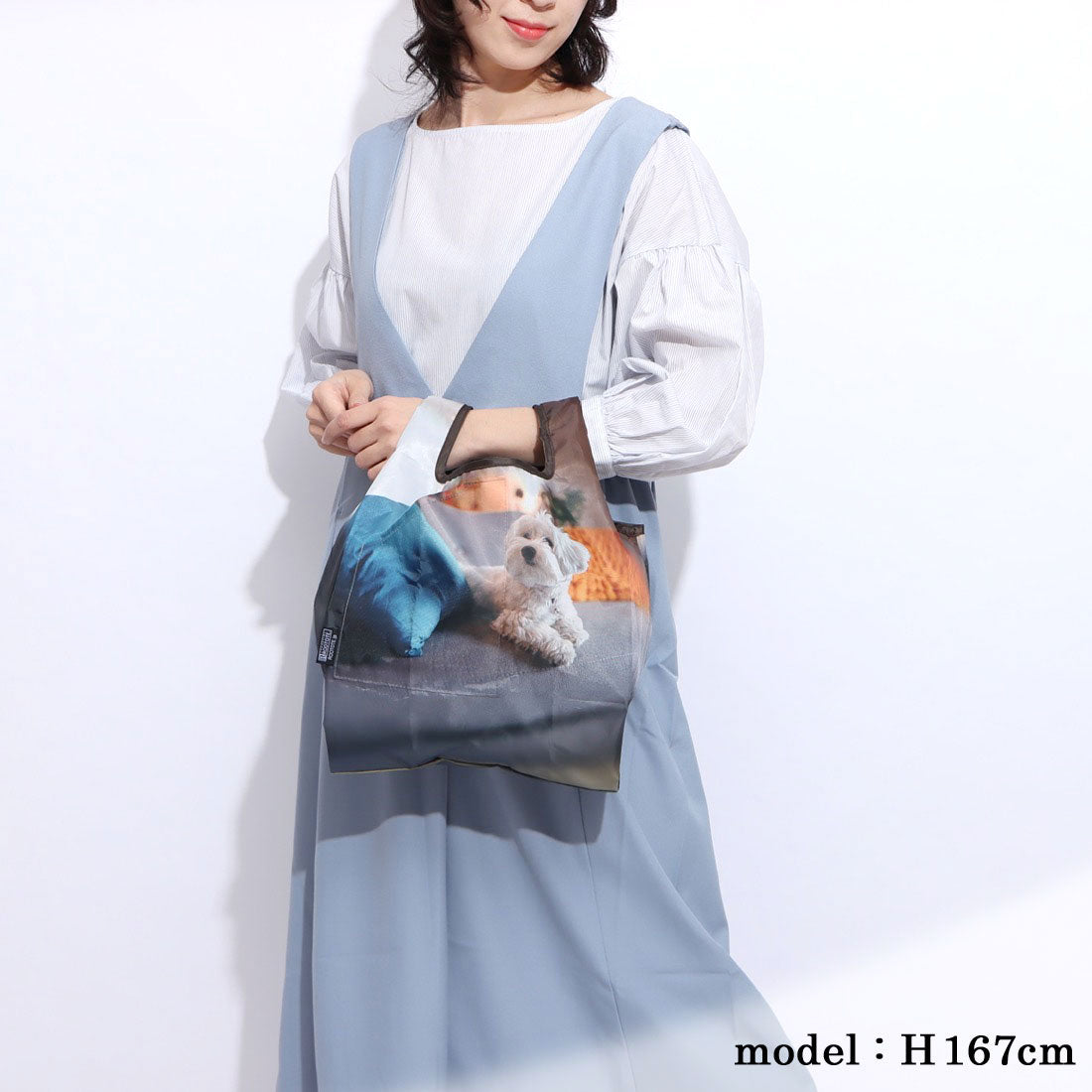 ルートート ROOTOTE 洗濯可能 小さめサイズ コンパクト エコバッグ ルーショッパーMID-Lifty フォト-A 6755