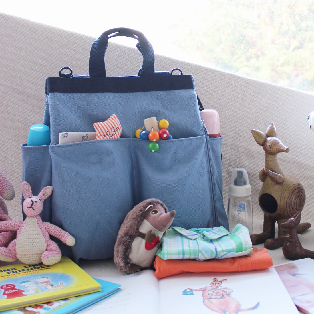 ルートート ROOTOTE マザーズバッグ リュック型 ショルダー付 ３Way SN マミールー ミアレ 3271