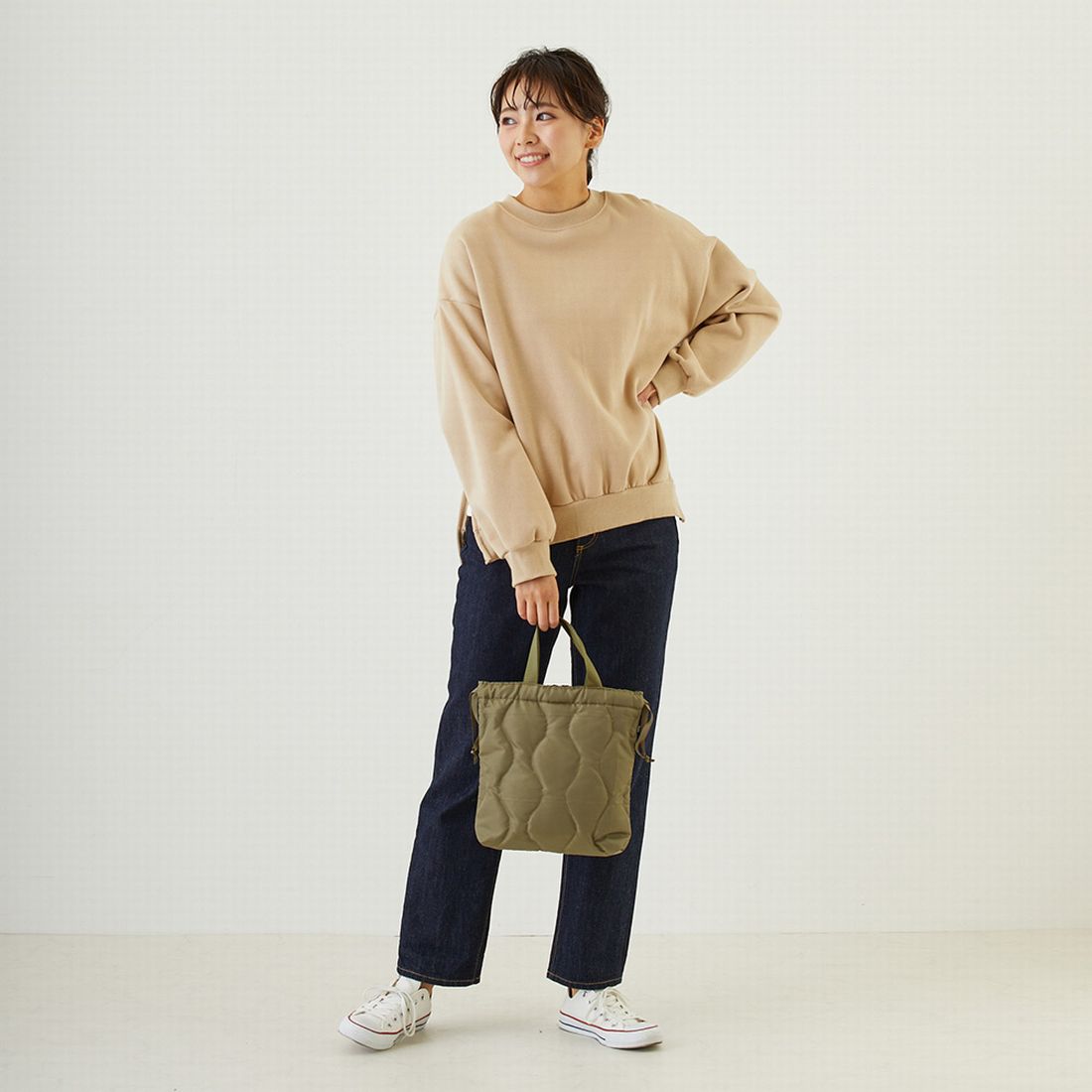 ルートート ROOTOTE フェザールー ミニ トートバッグ ROOTOTE×西川 アップサイクル FE.ベビールー.キルト A 6881