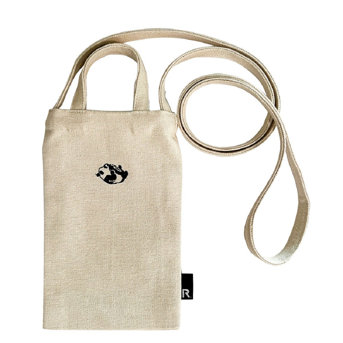 ルートート ROOTOTE 1118 ワンポイント アニマル 刺繍 ミニ トートバッグ サコッシュ EU ベビールー アドーラブル-A,02：パンダ