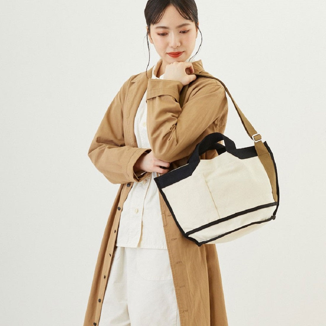 ルートート ROOTOTE 1369 レディース 小さめ ショルダー付 トートバッグ SN DELI オーガニックコットン A