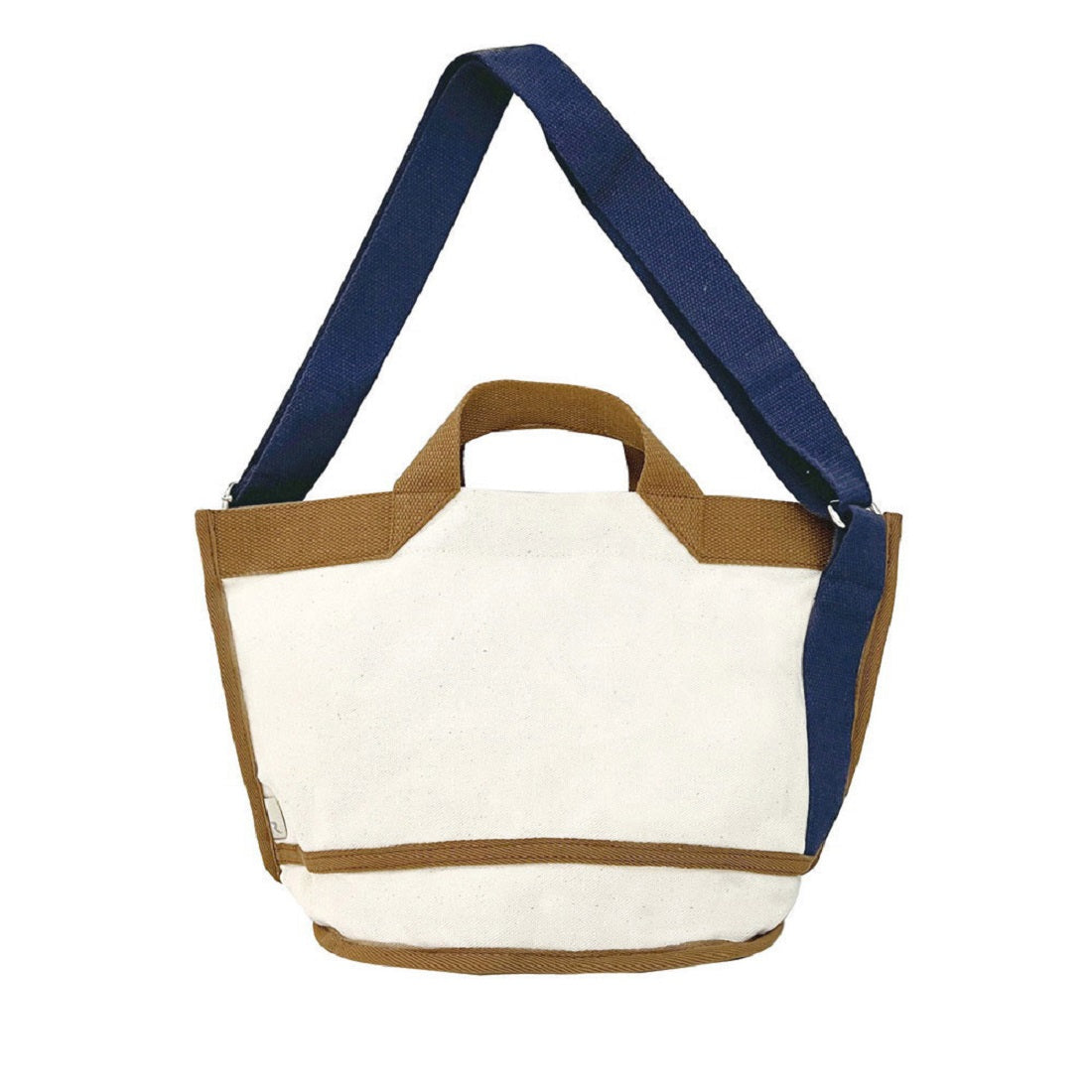 ルートート ROOTOTE 1369 レディース 小さめ ショルダー付 トートバッグ SN DELI オーガニックコットン A,02：キャメル・ネイビー
