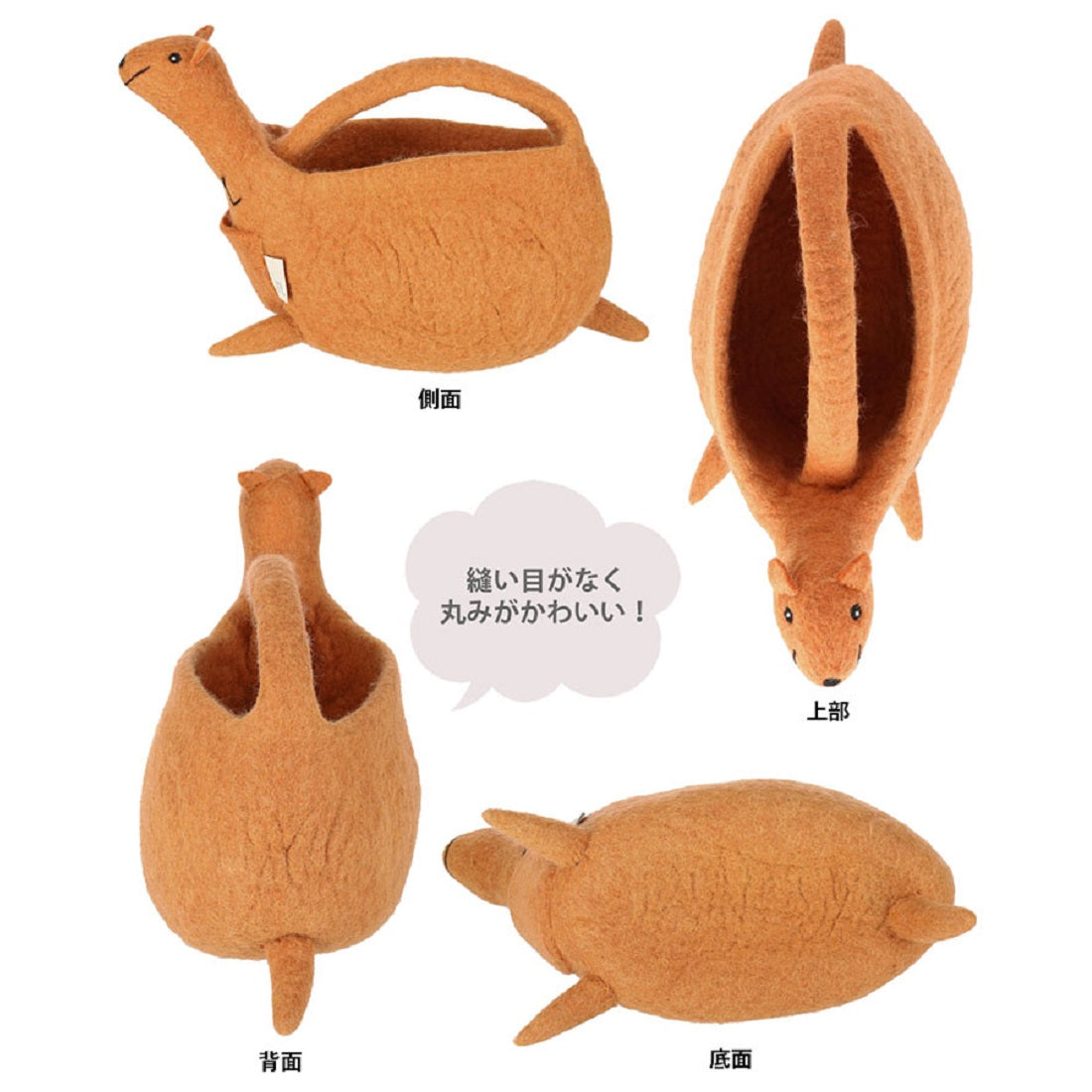 ルートート ROOTOTE 6450 カンガルー トートバッグ EU デリ ウール フェルト ルー