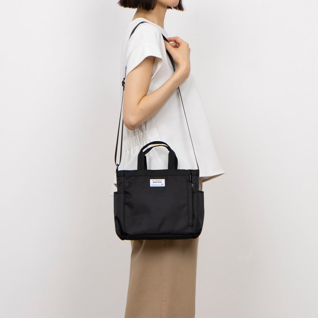 ルートート ROOTOTE 小さめ ショルダーバッグ シンプル 無地 nothing special SN.ベビールー.エヌスペシャル-A 1042