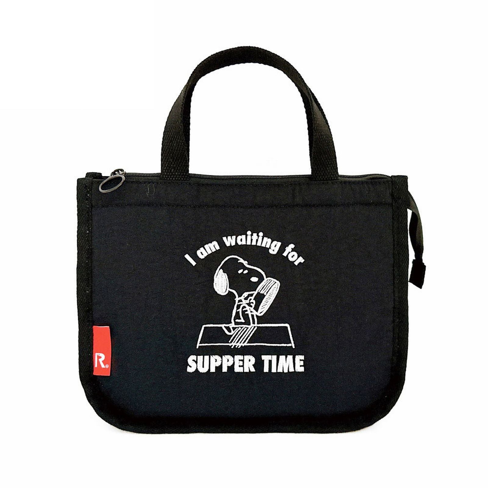 ルートート ROOTOTE スヌーピー ランチトートバッグ 洗濯可 簡易保冷 保冷剤用ポケット付 IP.サーモキーパー.デリ.ピーナッツ-0E 8426