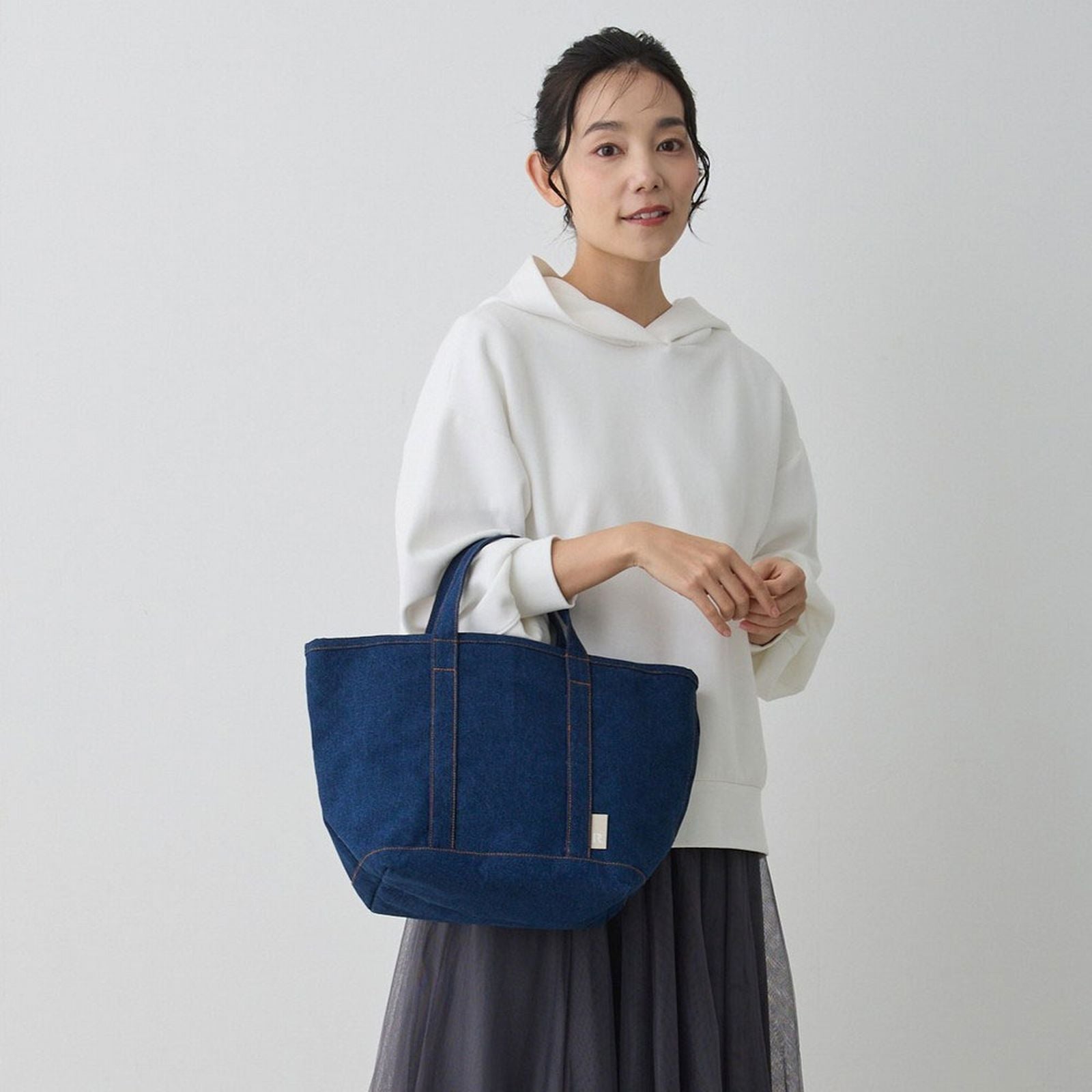 ルートート ROOTOTE トートバッグ SN．ミディアム．デニムーA 1049 （01 サックス） 01 サックス