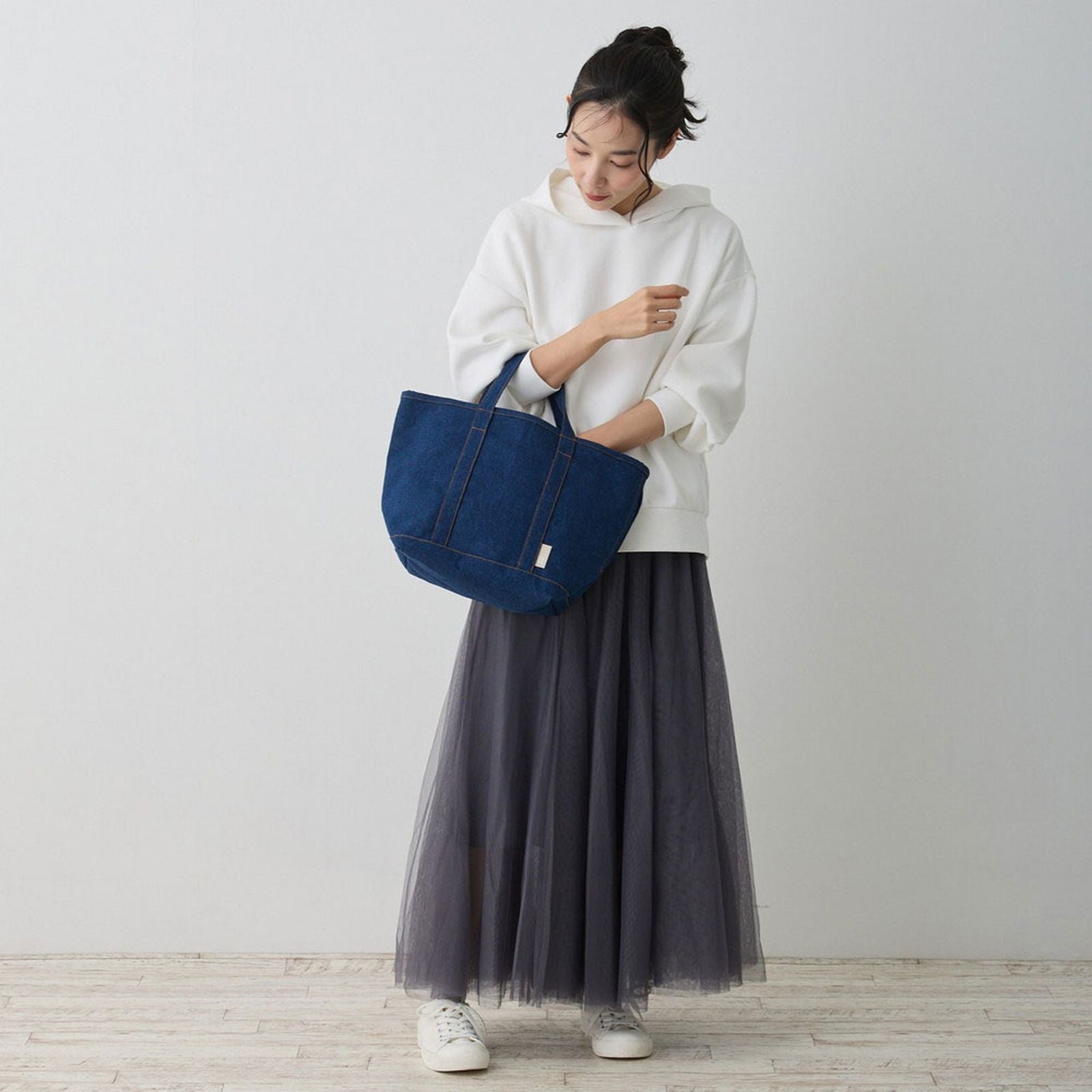 ルートート ROOTOTE トートバッグ SN．ミディアム．デニムーA 1049 （01 サックス） 01 サックス