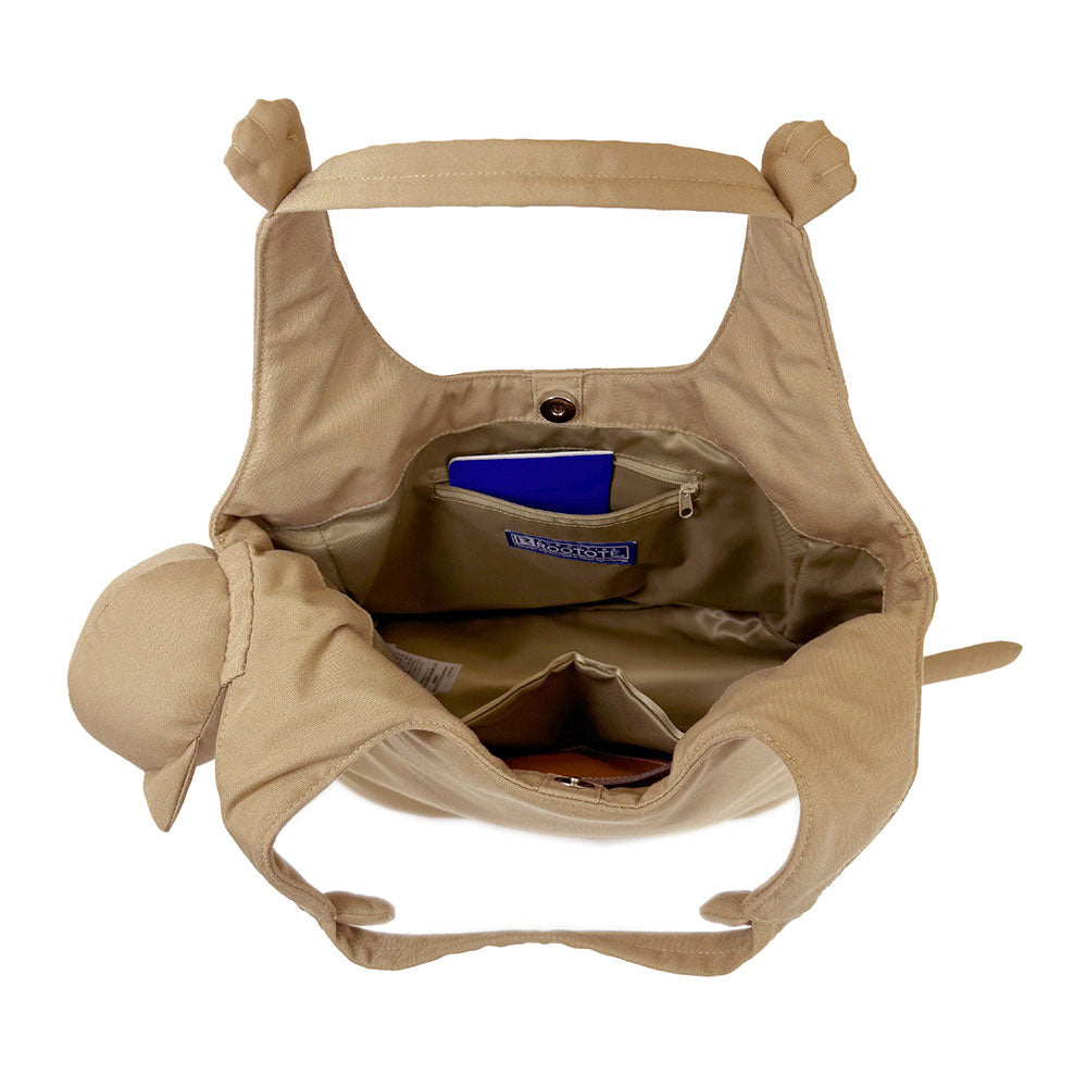 ルートート ROOTOTE 猫 ねこ 立体 顔付き トートバッグ EU.ラウンド.ブラブラネコ-A 1034 （02 キャメル） 02 キャメル