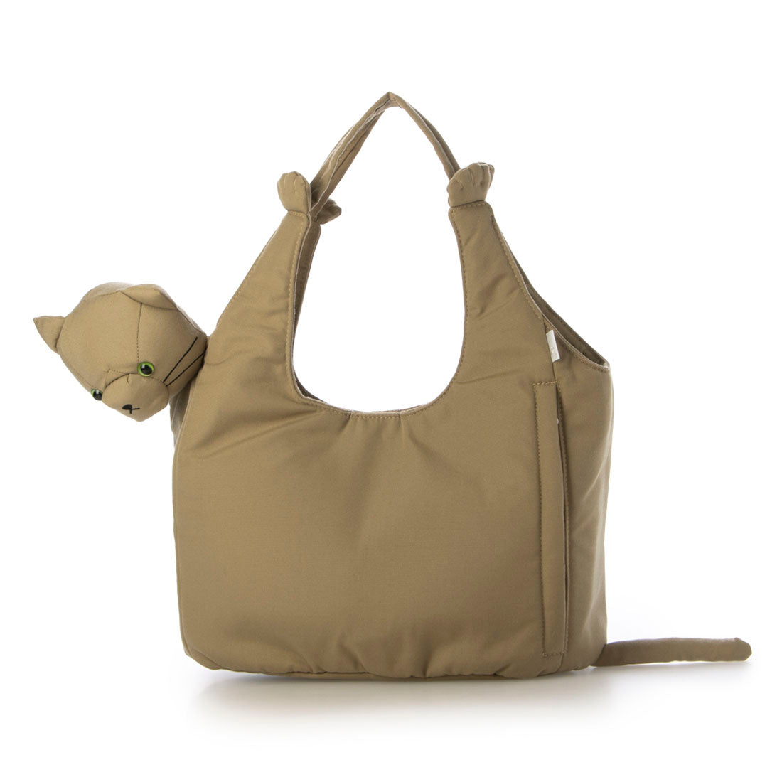 ルートート ROOTOTE 猫 ねこ 立体 顔付き トートバッグ EU.ラウンド.ブラブラネコ-A 1034 （02 キャメル） 02 キャメル