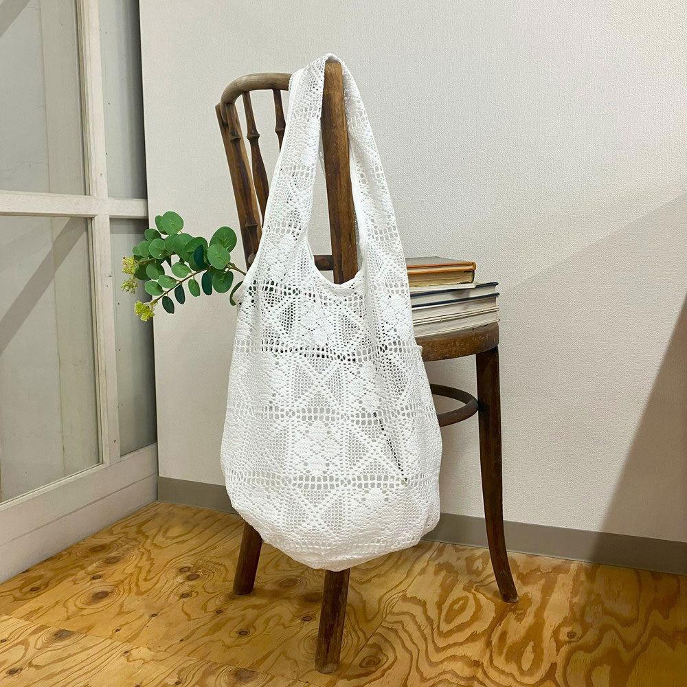 ルートート ROOTOTE バッグ トートバッグ SC.ルーショッパーグランデ.レース-A レディース 軽量 1088 （01 シロ） 01 シロ