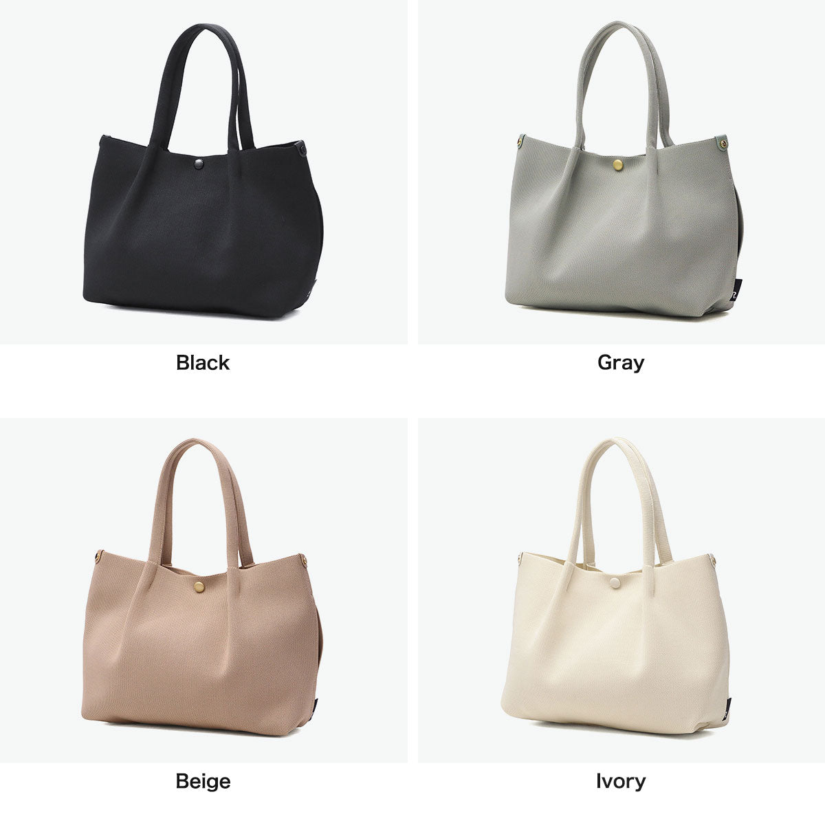 ルートート ROOTOTE トートバッグ レディース バッグ ニット 軽量 軽い ブランド 大人 シンプル 自立 コンパクト ウォッシャブル 手洗い カジュアル かわいい 横型 デリ B5 LT.デリ.ルフル-B 1074 （Ivory） Ivory
