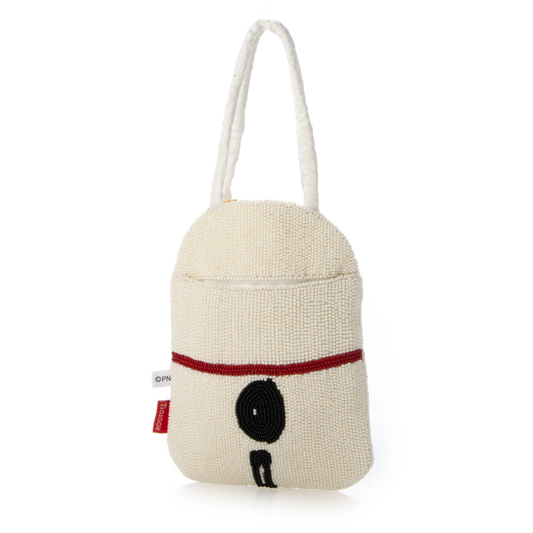 Rootote tote bag for women Snoopy mini tote IP. Baby Lou. Beads. PEANU