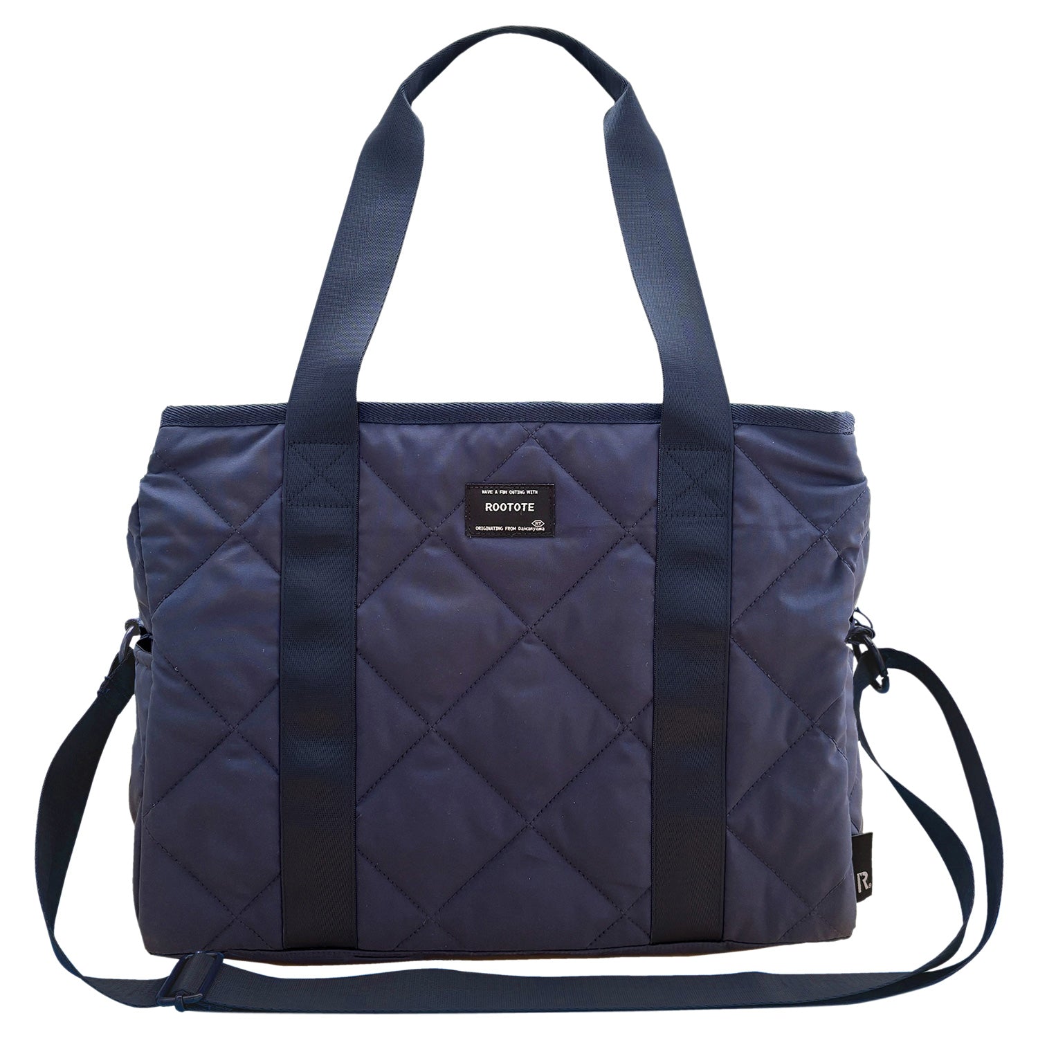 ルートート ROOTOTE バッグ トートバッグ ショルダーバッグ SN.グランデ.hacco-A レディース A4 大容量 軽量 撥水 斜めがけ 1050 （ミッドナイト(04)） ミッドナイト(04)