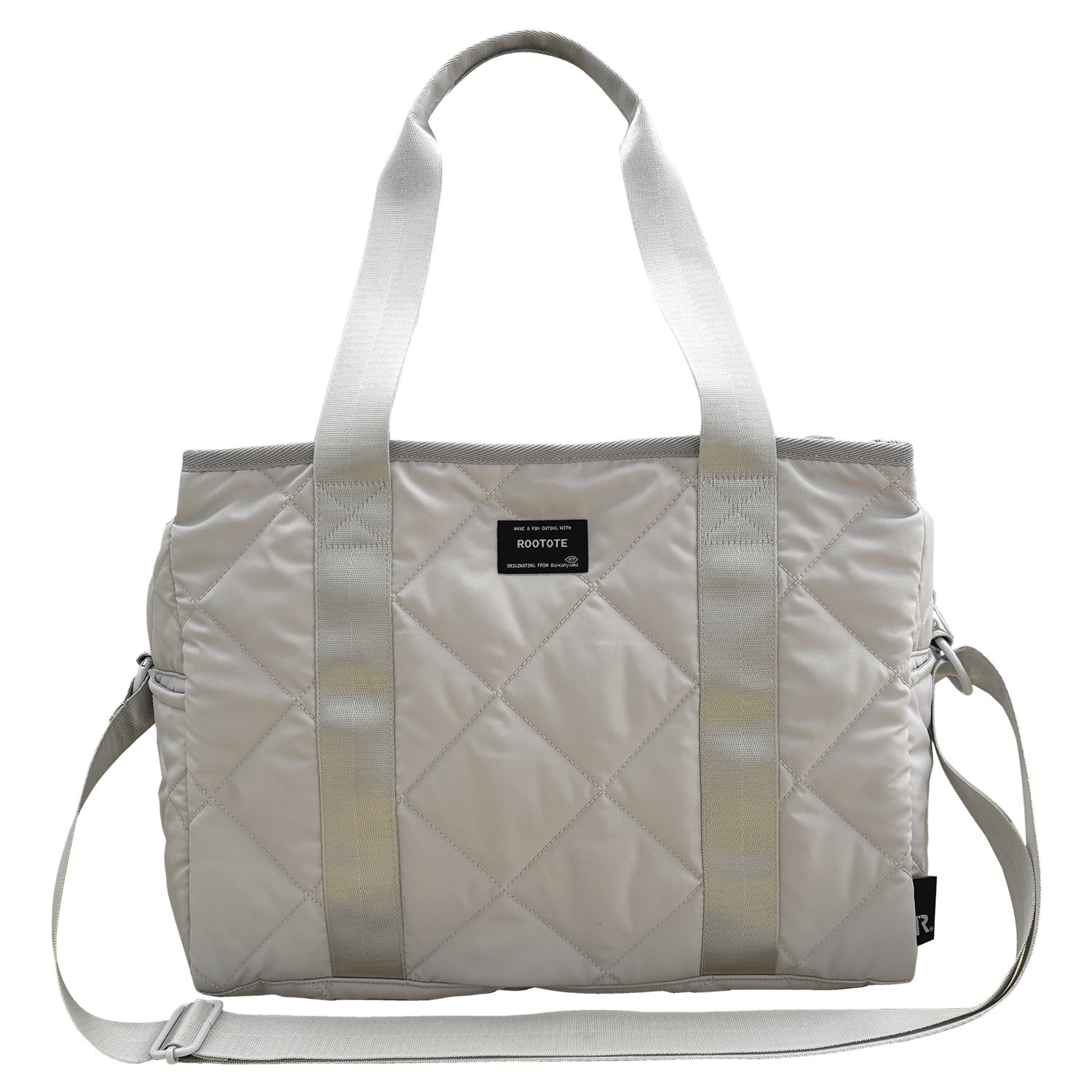 ルートート ROOTOTE バッグ トートバッグ ショルダーバッグ SN.グランデ.hacco-A レディース A4 大容量 軽量 撥水 斜めがけ 1050 （セメント(03)） セメント(03)