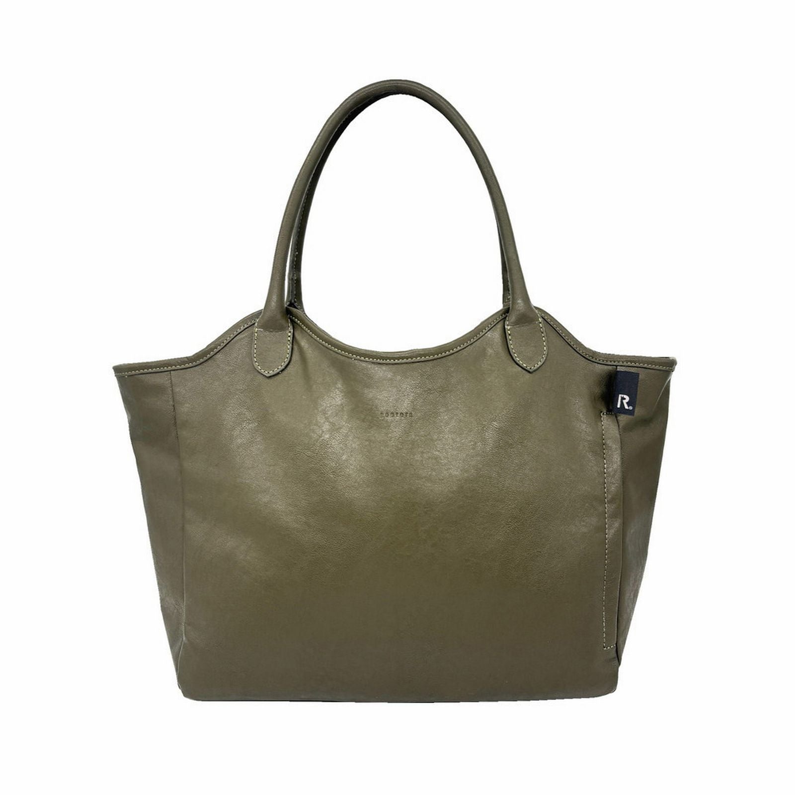 ルートート ROOTOTE トートバッグ レディース A4 ヨコ型 肩掛け 合成皮革 SC ハビチェル シームリー-A 3638 （04 カーキ） 04 カーキ