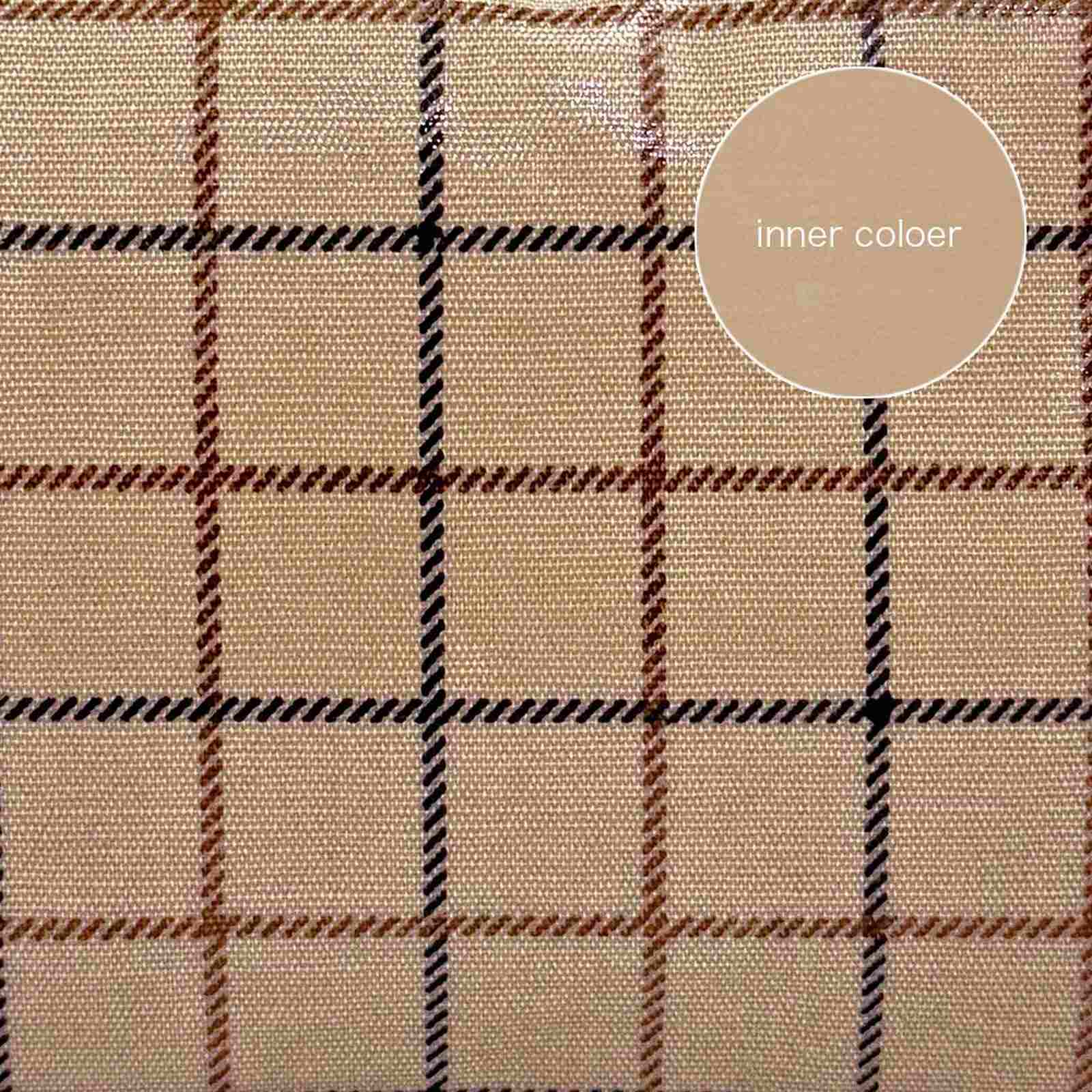 ルートート ROOTOTE トートバッグ レディース ヨコ型 表ラミネート加工 自立 EU デリ ラミネート-T 3608 （04 チェック・ベージュ） 04 チェック・ベージュ