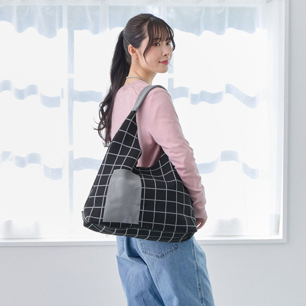 ルートート ROOTOTE トートバッグ レディース 肩掛け A4 ワンショルダー LT ラウンドニットトート 3660 （03 ホワイト） 03 ホワイト