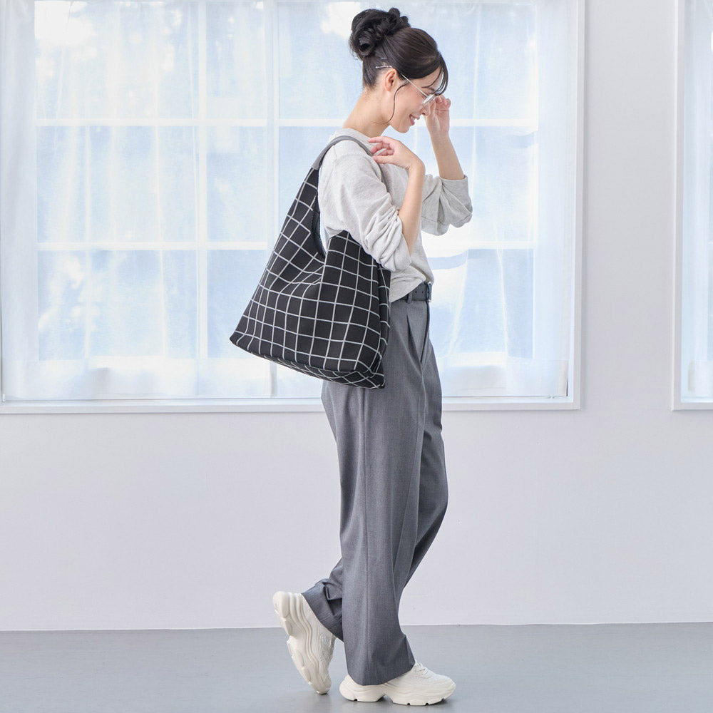 ルートート ROOTOTE トートバッグ レディース 肩掛け A4 ワンショルダー LT ラウンドニットトート 3660 （03 ホワイト） 03 ホワイト