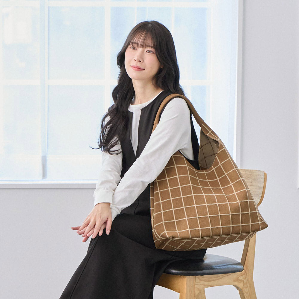 ルートート ROOTOTE トートバッグ レディース 肩掛け A4 ワンショルダー LT ラウンドニットトート 3660 （03 ホワイト） 03 ホワイト