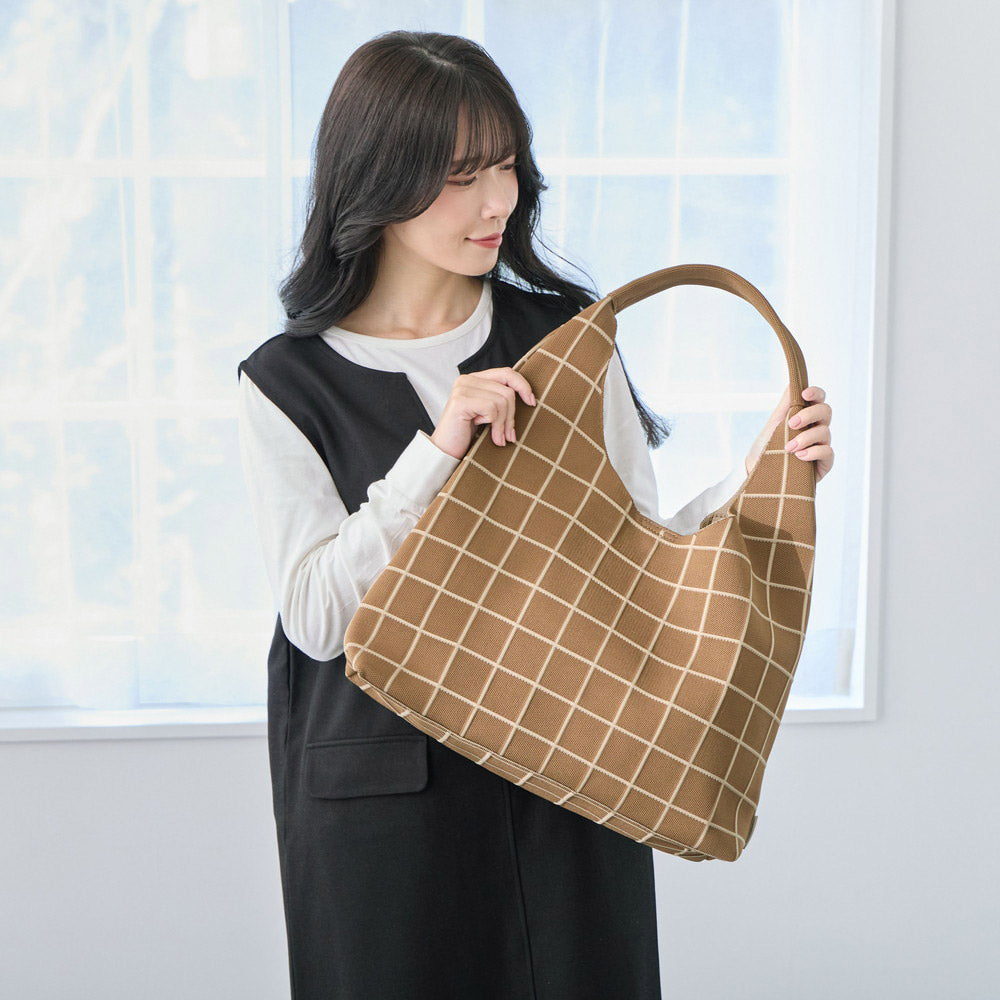 ルートート ROOTOTE トートバッグ レディース 肩掛け A4 ワンショルダー LT ラウンドニットトート 3660 （03 ホワイト） 03 ホワイト
