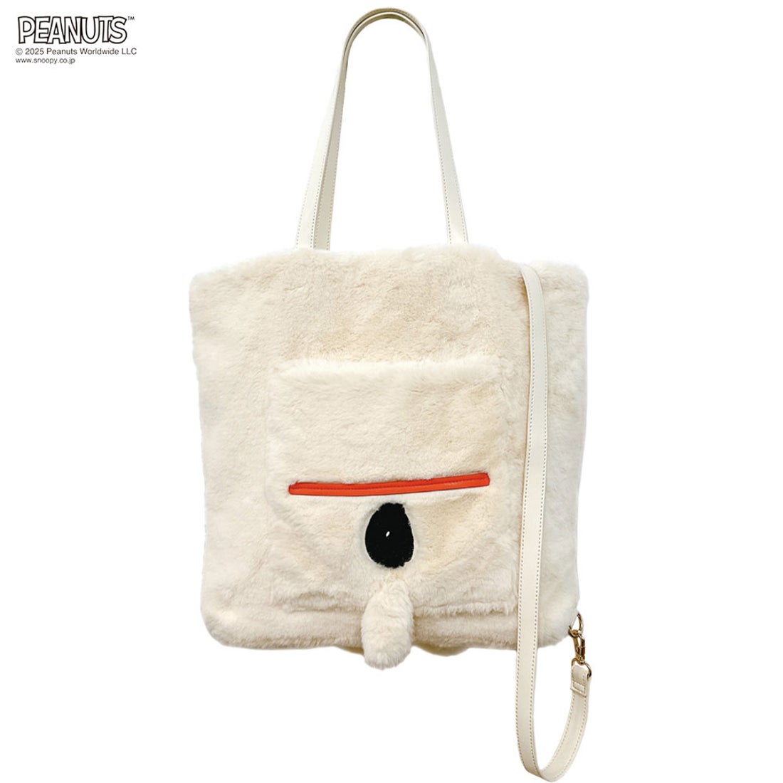 ルートート ROOTOTE レディース フェイクファー ショルダー付き リュックにもなる トートバッグ IP.トール.クリプティッドピーナッツ-9W 8416 （04 オラフ） 04 オラフ