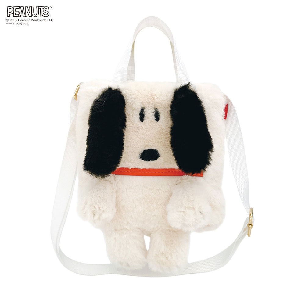 ルートート ROOTOTE レディース フェイクファー ショルダー付き ミニ トートバッグ IP.べビールー.クリプティッドピーナッツ-9W 8399 （01 アイボリー） 01 アイボリー