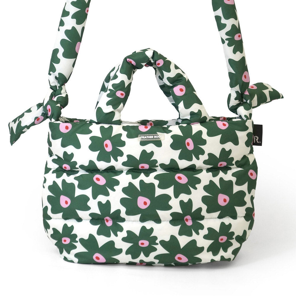 ルートート ROOTOTE トートバッグ レディース ショルダーバッグ 小さめ 斜めがけ 2way おでかけ FE.デリ.フラワーRTG-A 0696 （02 グリーン） 02 グリーン