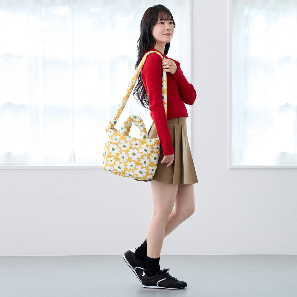 ルートート ROOTOTE トートバッグ レディース ショルダーバッグ 小さめ 斜めがけ 2way おでかけ FE.デリ.フラワーRTG-A 0696 （02 グリーン） 02 グリーン