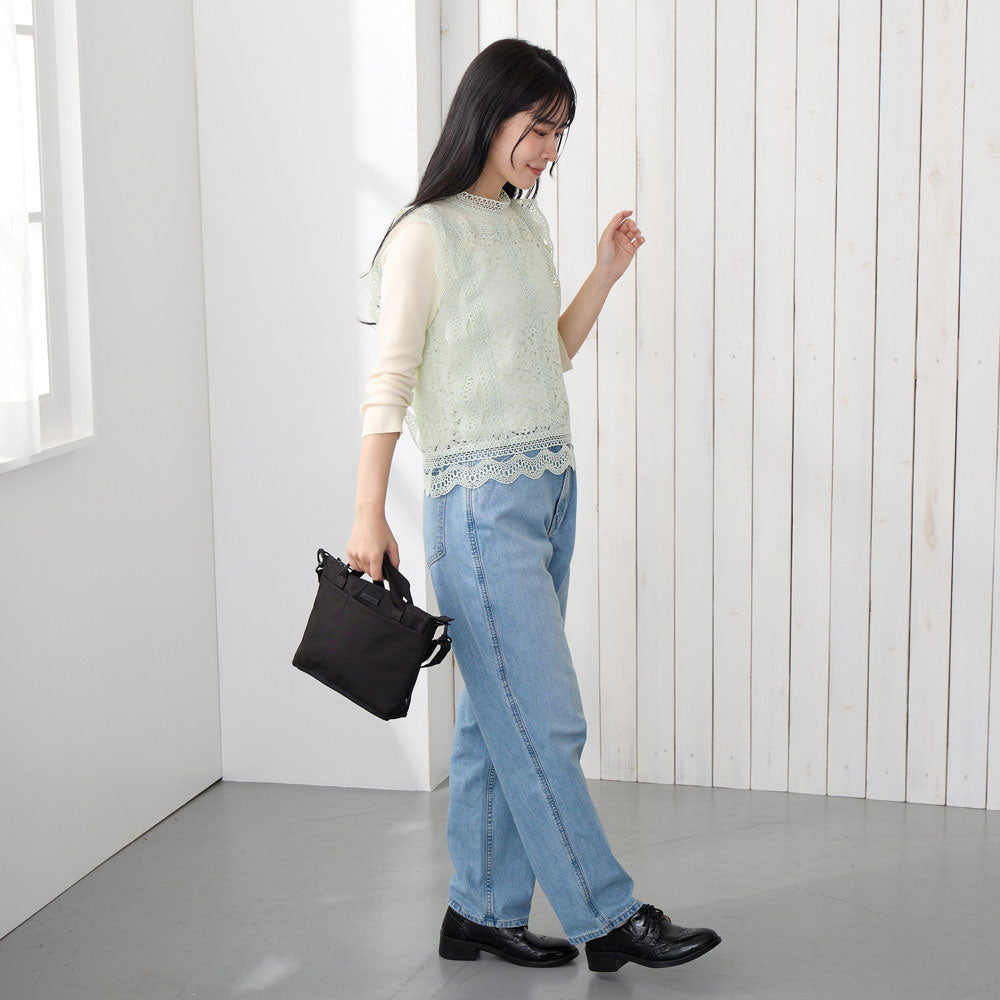ルートート ROOTOTE トートバッグ レディース ミニショルダーバッグ はっ水 軽量 SN.べビールー.ライトウォーターリペレントーG 3631 （01 ブラック） 01 ブラック