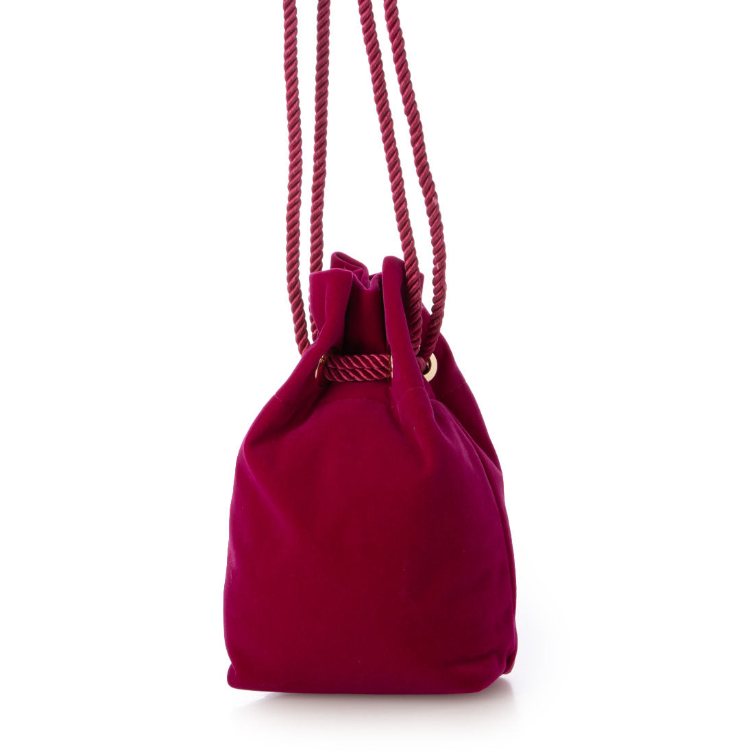 ルートート ROOTOTE ミニショルダーバッグ ポシェット 斜め掛け ベビールー.ベロア チェーン-A 0671 （01 MAGENTA） 01 MAGENTA