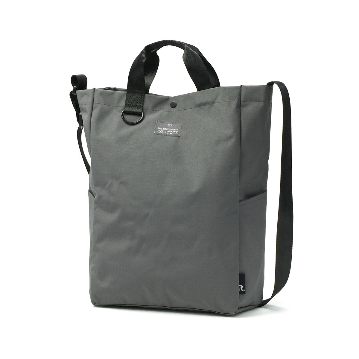 ルートート ROOTOTE ショルダーバッグ レディース A4 大きめ 斜めがけバッグ 軽量 ブランド カジュアル 斜めがけ 大人 撥水 おしゃれ シンプル トート 縦型 SC.トール2way.リップストップ-A 3558 （Charcoal） Charcoal