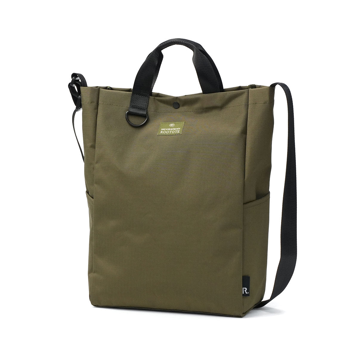 ルートート ROOTOTE ショルダーバッグ レディース A4 大きめ 斜めがけバッグ 軽量 ブランド カジュアル 斜めがけ 大人 撥水 おしゃれ シンプル トート 縦型 SC.トール2way.リップストップ-A 3558 （Brown） Brown