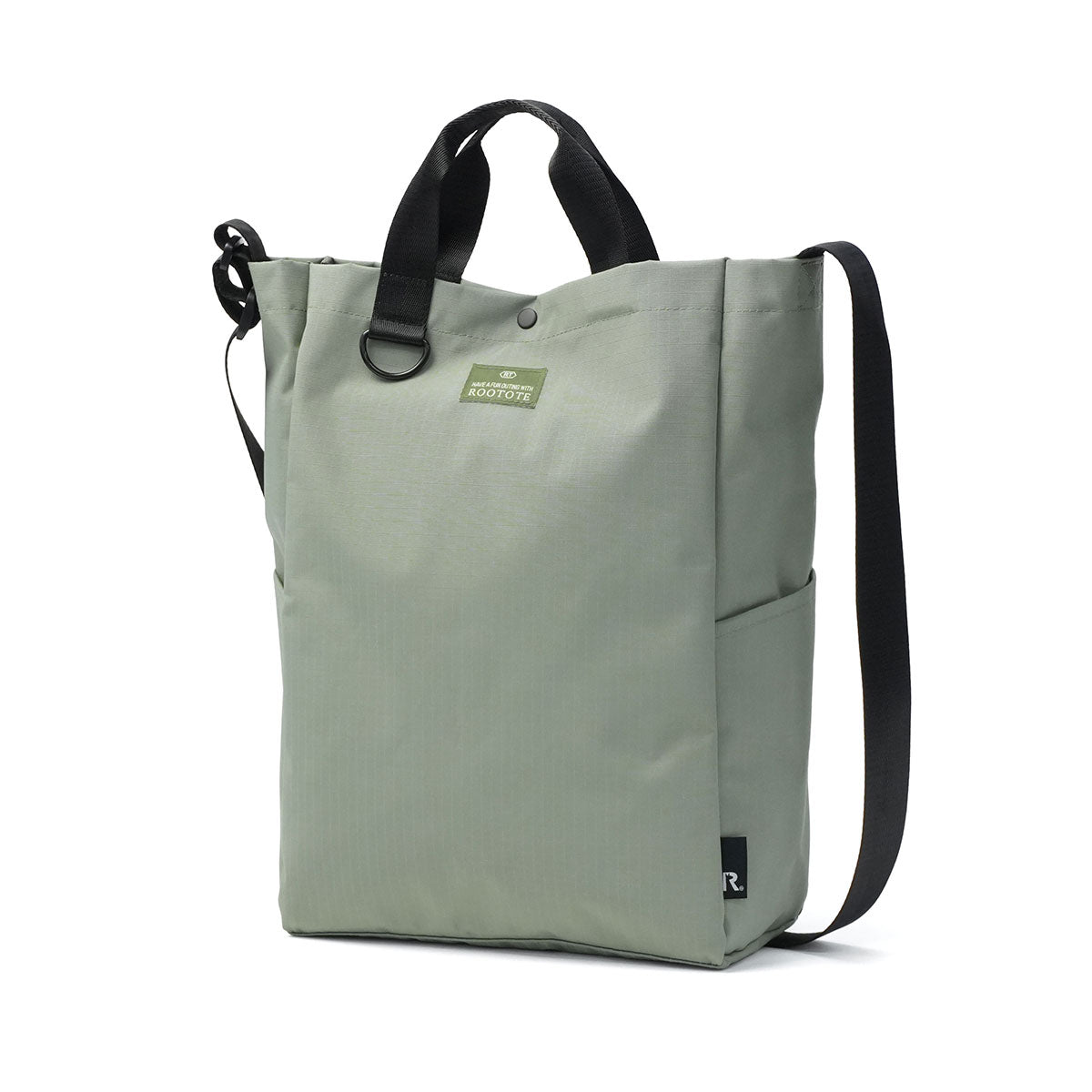 ルートート ROOTOTE ショルダーバッグ レディース A4 大きめ 斜めがけバッグ 軽量 ブランド カジュアル 斜めがけ 大人 撥水 おしゃれ シンプル トート 縦型 SC.トール2way.リップストップ-A 3558 （Khaki） Khaki
