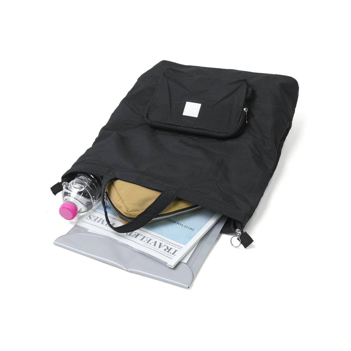 ルートート ROOTOTE リュック レディース バッグ リュックサック 軽い 軽量 トートバッグ パッカブル 旅行 ファスナー 薄手 MECCERU 2WAY B4 In TRIP 3590 （BLACK） BLACK