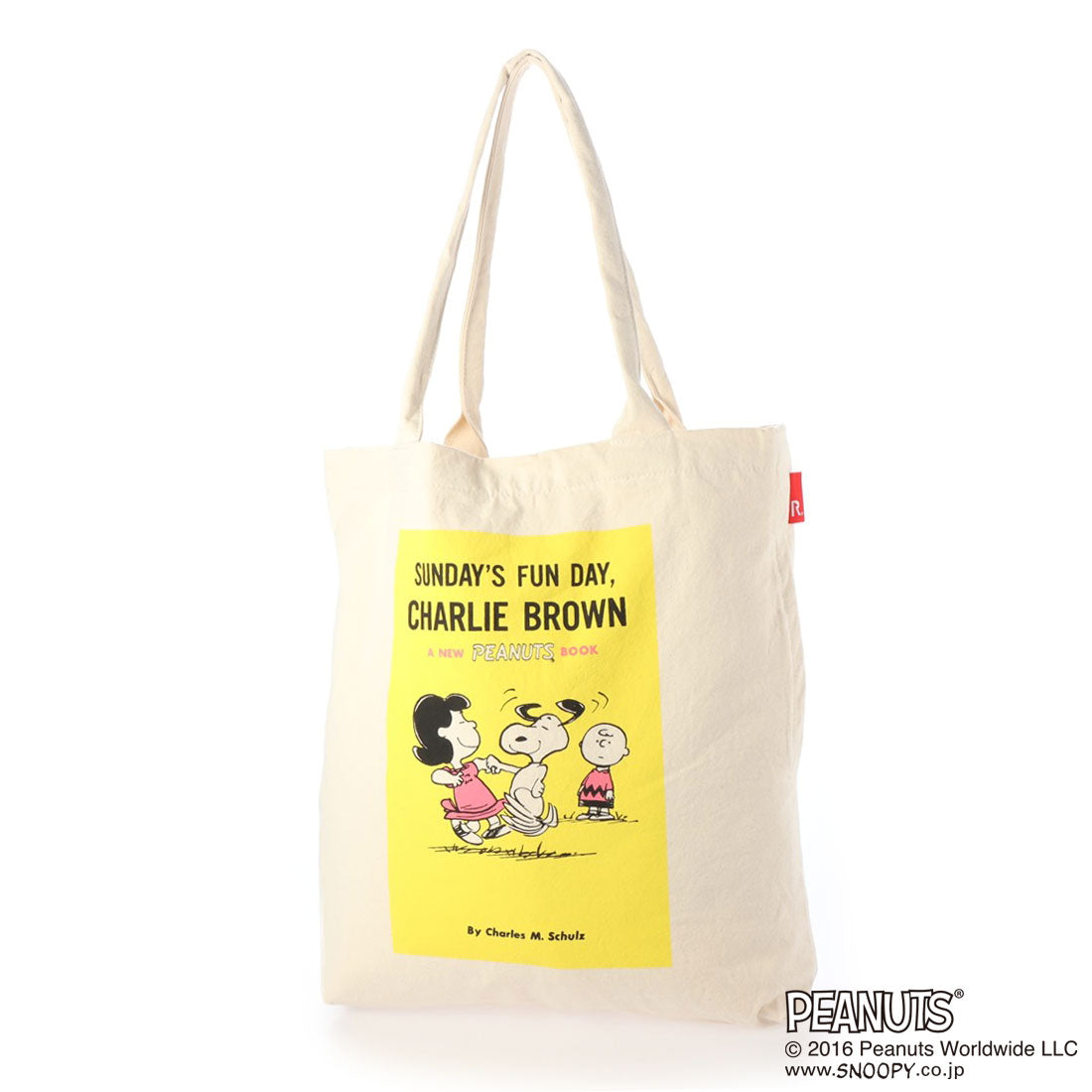 ルートート ROOTOTE タテ型 キャンバス トートバッグ スヌーピー SNOOPY IP.トール.PEANUTS-6E,YELLOW