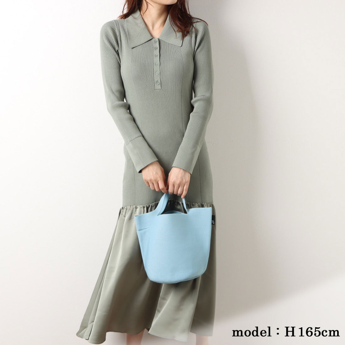 ルートート ROOTOTE 軽量 自立 帽子型 リサイクル糸 ニット バスケット トートバッグ RO. Po-No.ポーノ デリ 0256